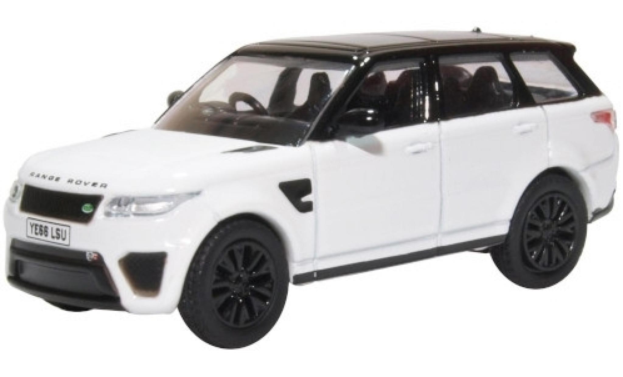 Land Rover Range Rover 1/76 Oxford Sport SVR wit/zwart RHD modelauto