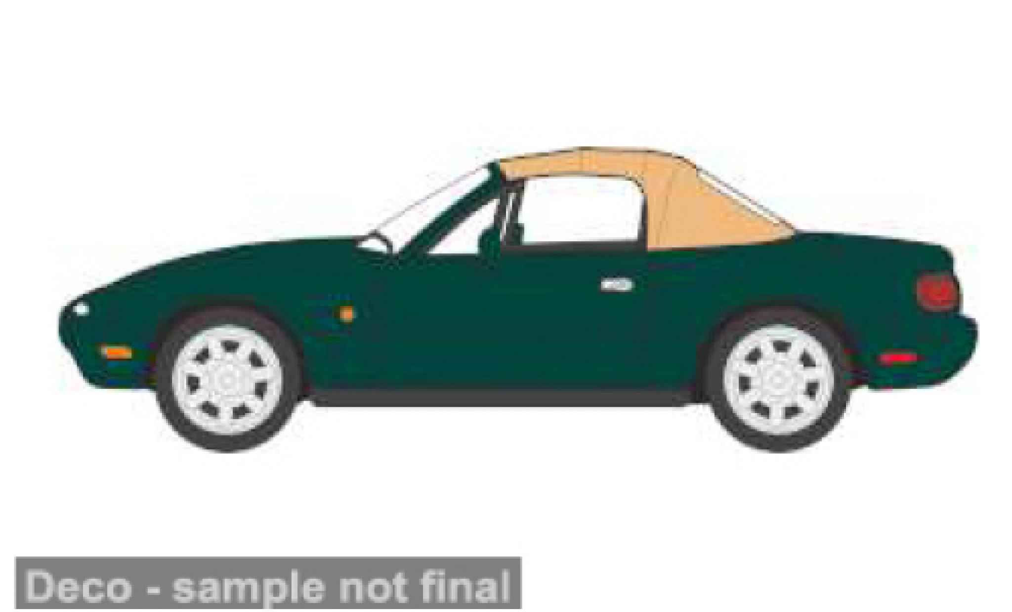 Mazda MX5 1/76 Oxford MK1 groen/geel 1:76 modelauto