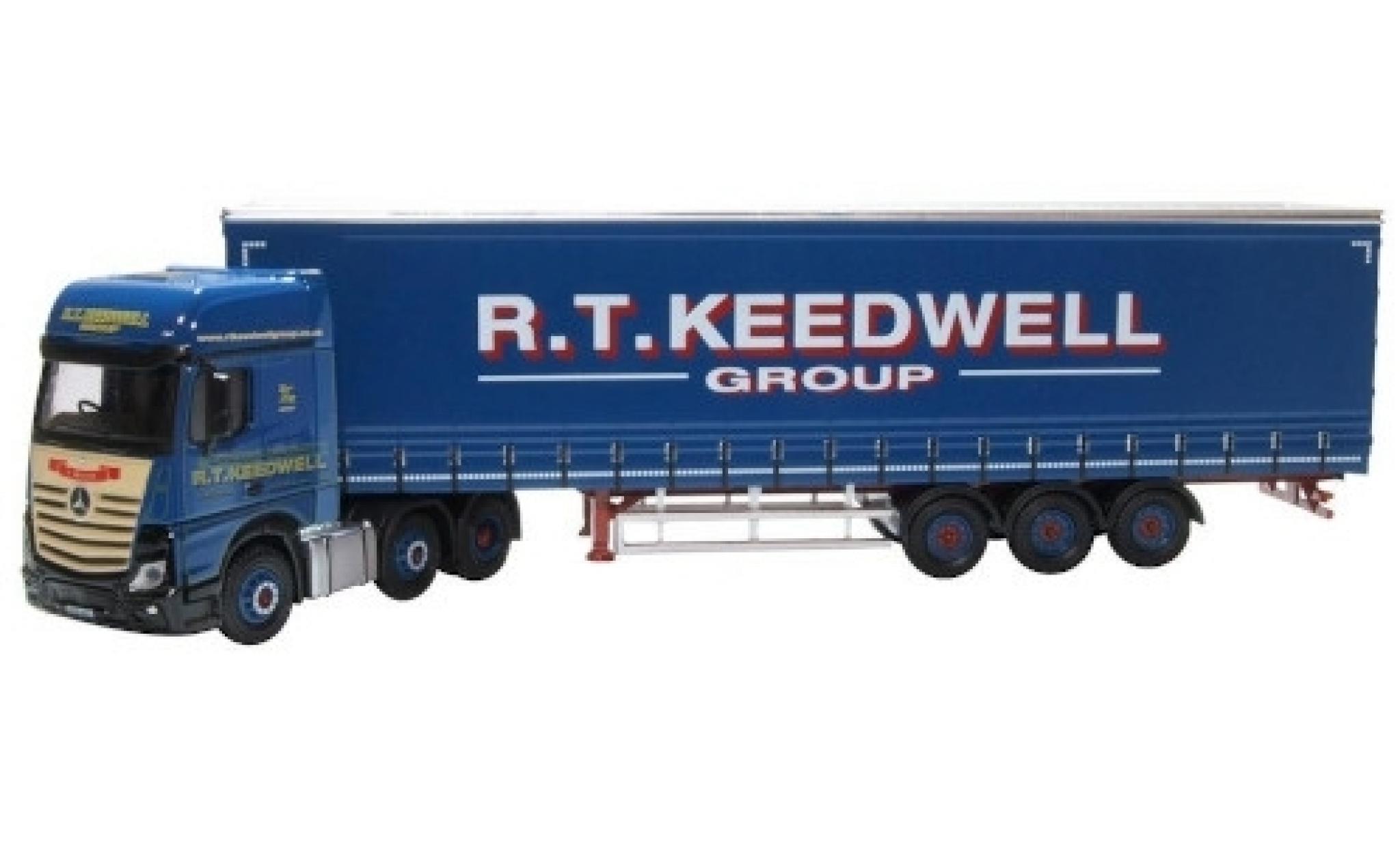 Mercedes Actros 1/76 Oxford RHD R.T. Keedwell Group bache de camion-SZ modelauto