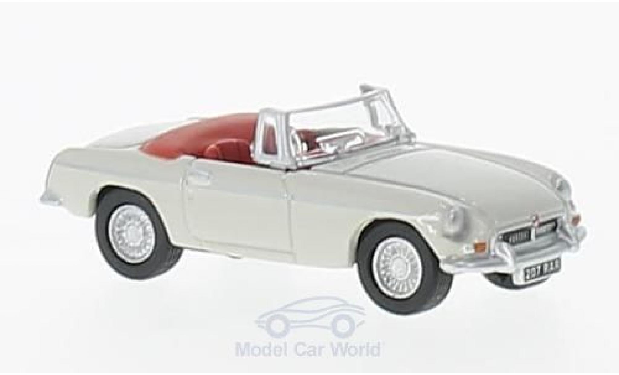 MG B 1/76 Oxford Roadster grijs RHD modelauto
