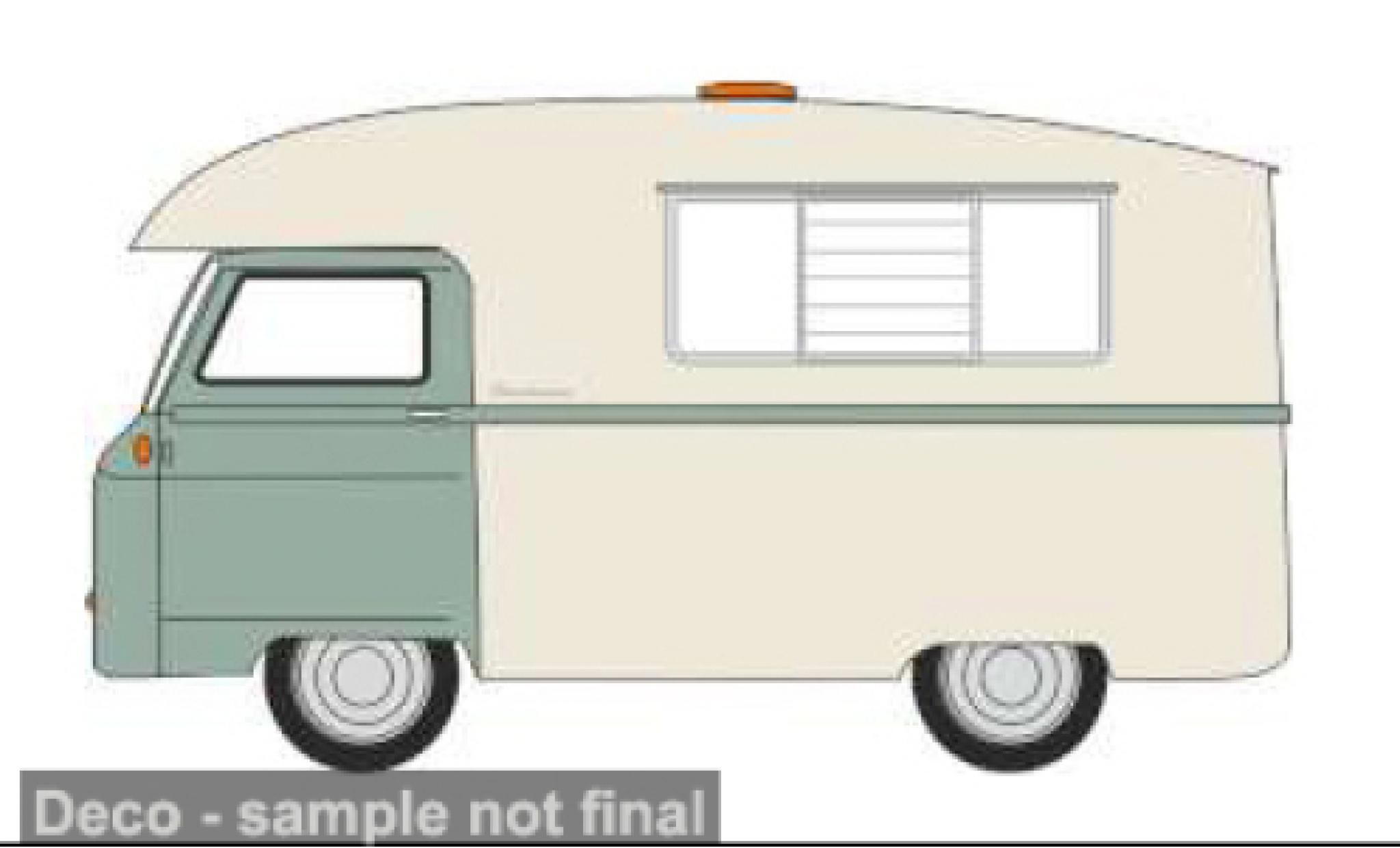 Morris J2 1/76 Oxford Paralanian groen/beige 1963 1:76 modelauto