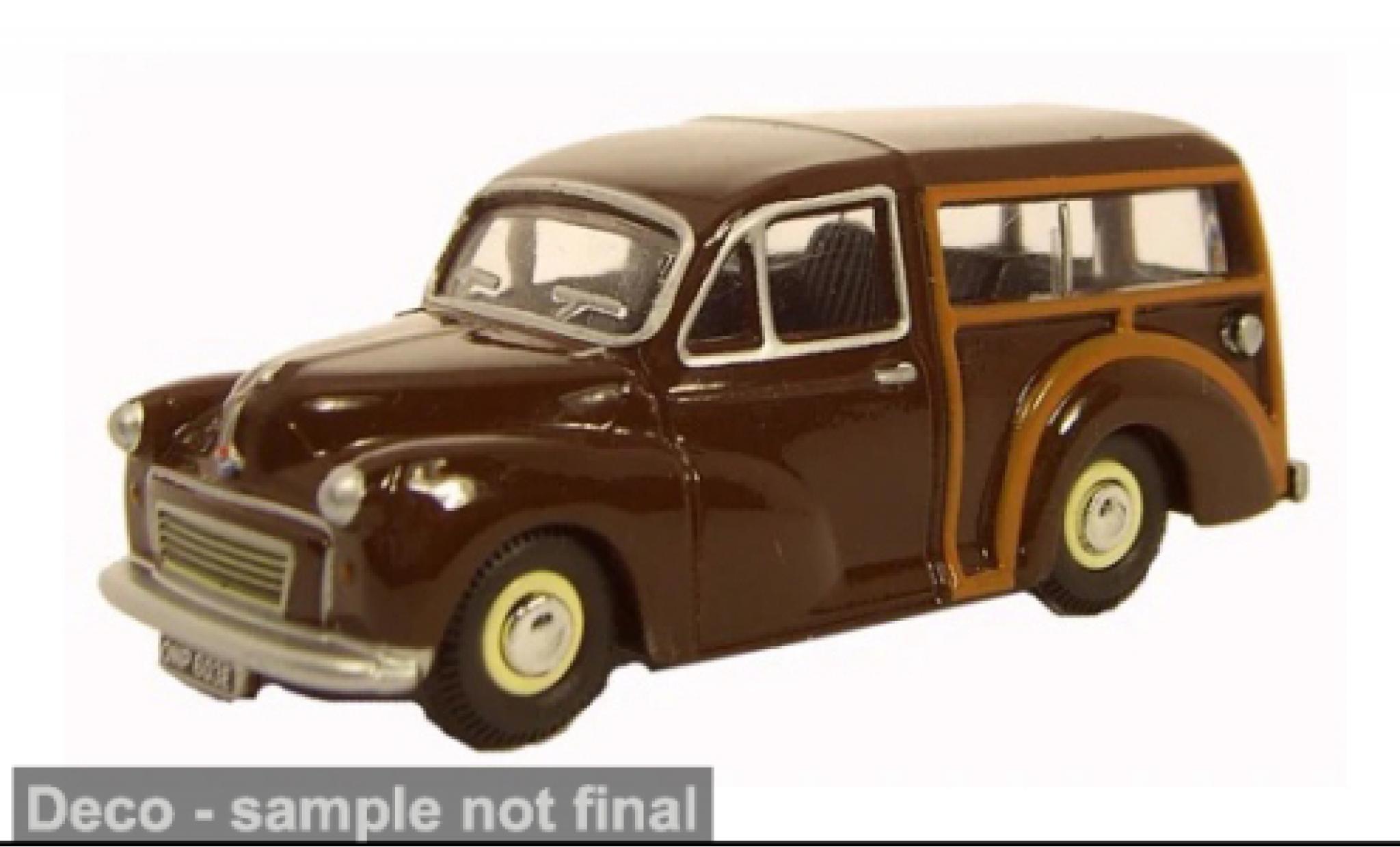 Morris Minor 1/76 Oxford Traveller rood 1967 1:76 modelauto