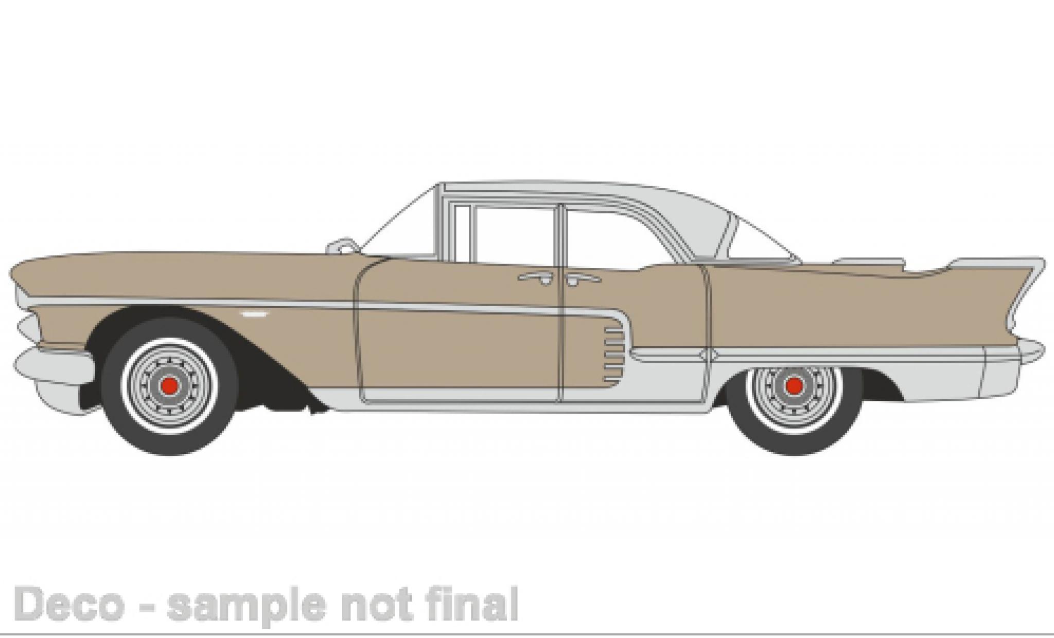 Cadillac Eldorado 1/87 Oxford Brougham beige 1957 modelauto