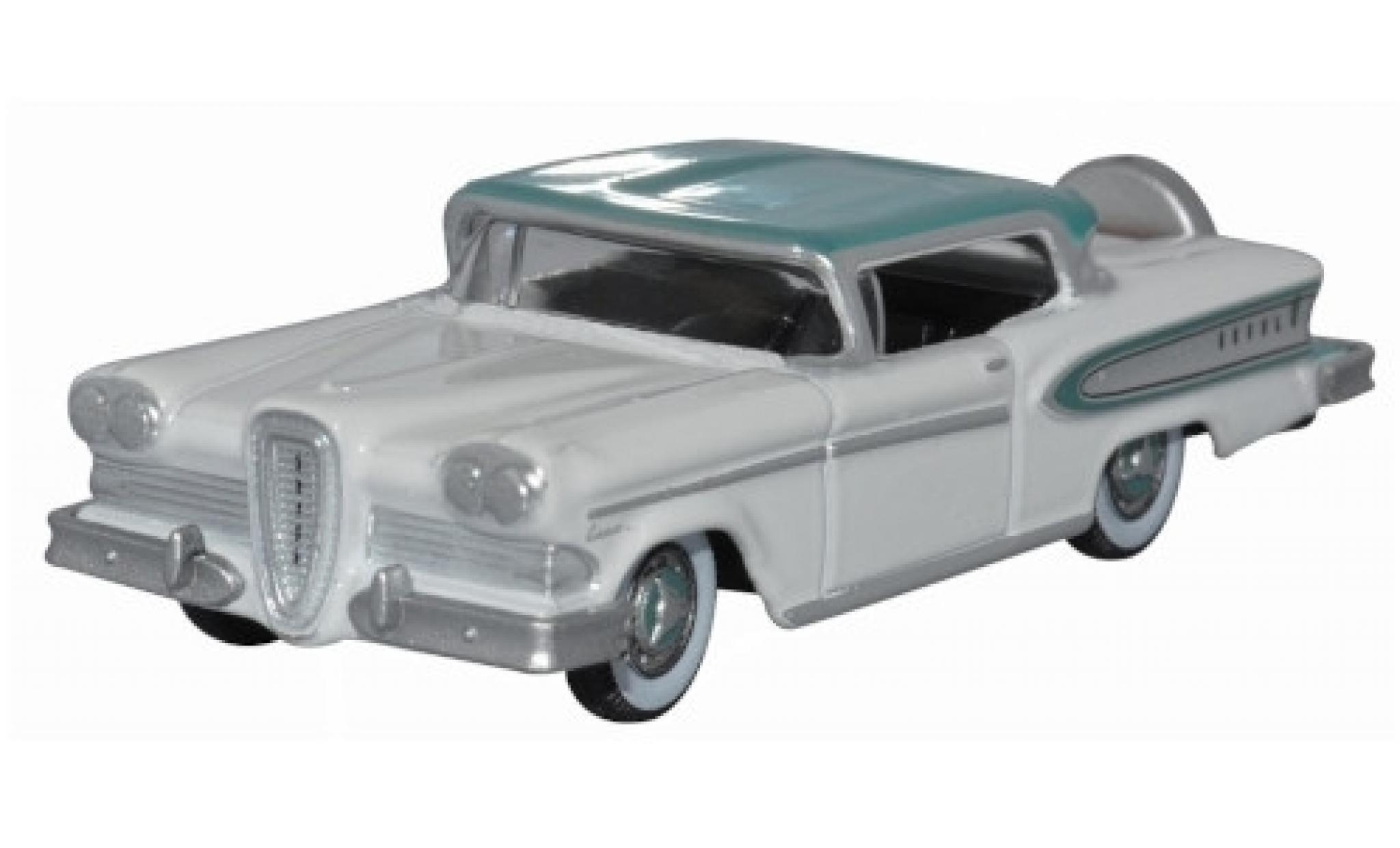 Ford Edsel 1/87 Oxford Citation wit/turquoise 1958 modelauto
