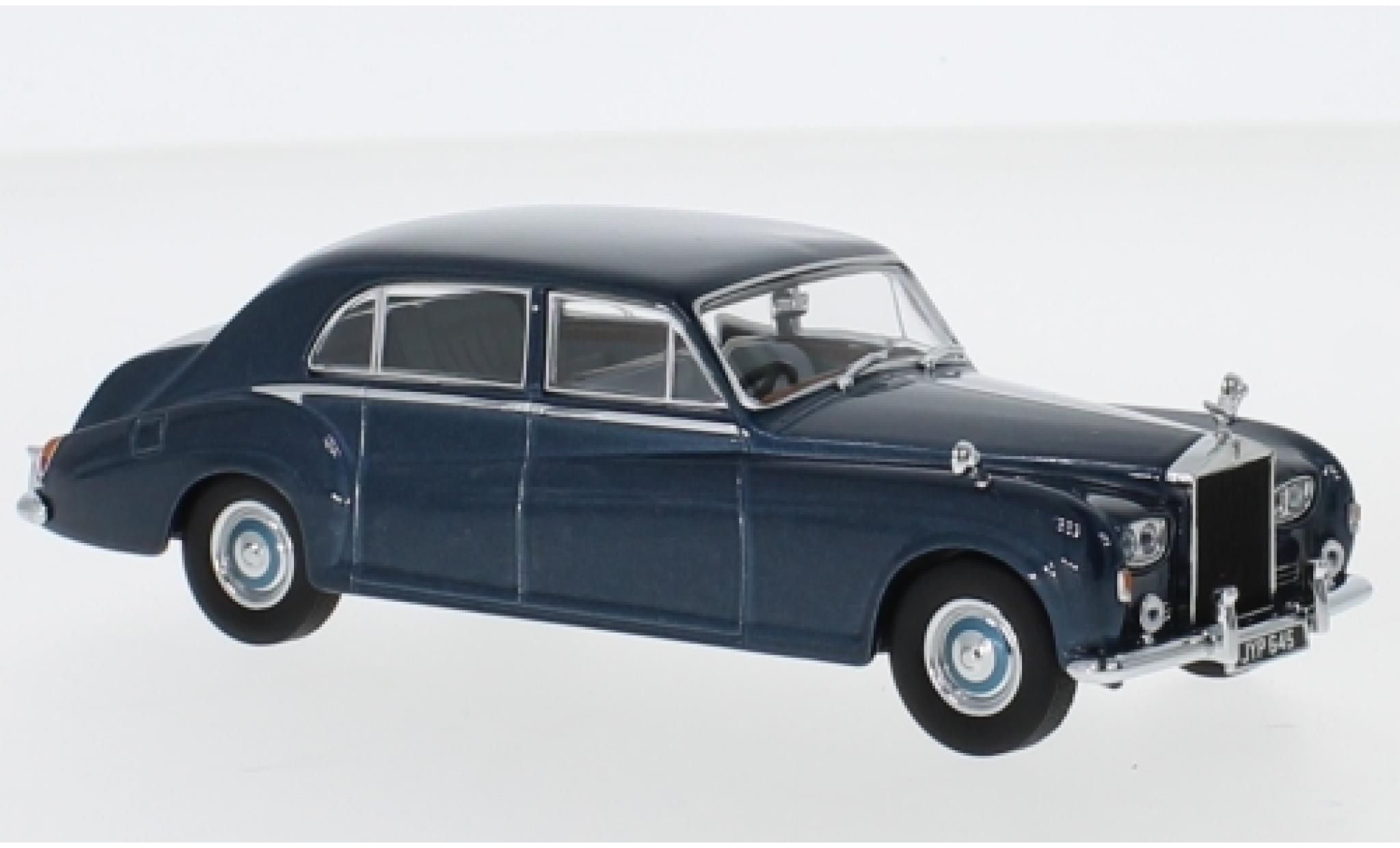 Rolls Royce Phantom 1/43 Oxford V James Young metallic blauw RHD modelauto