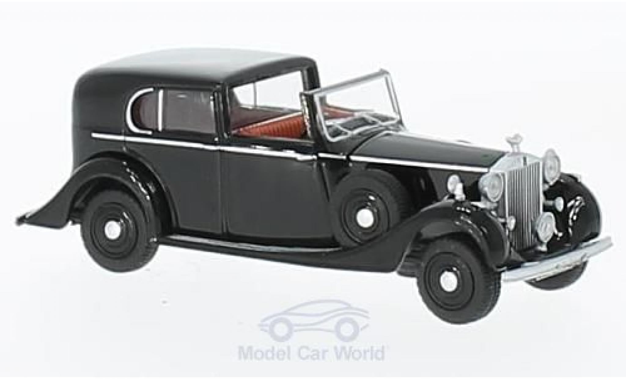 Rolls Royce Phantom 1/76 Oxford III zwart modelauto