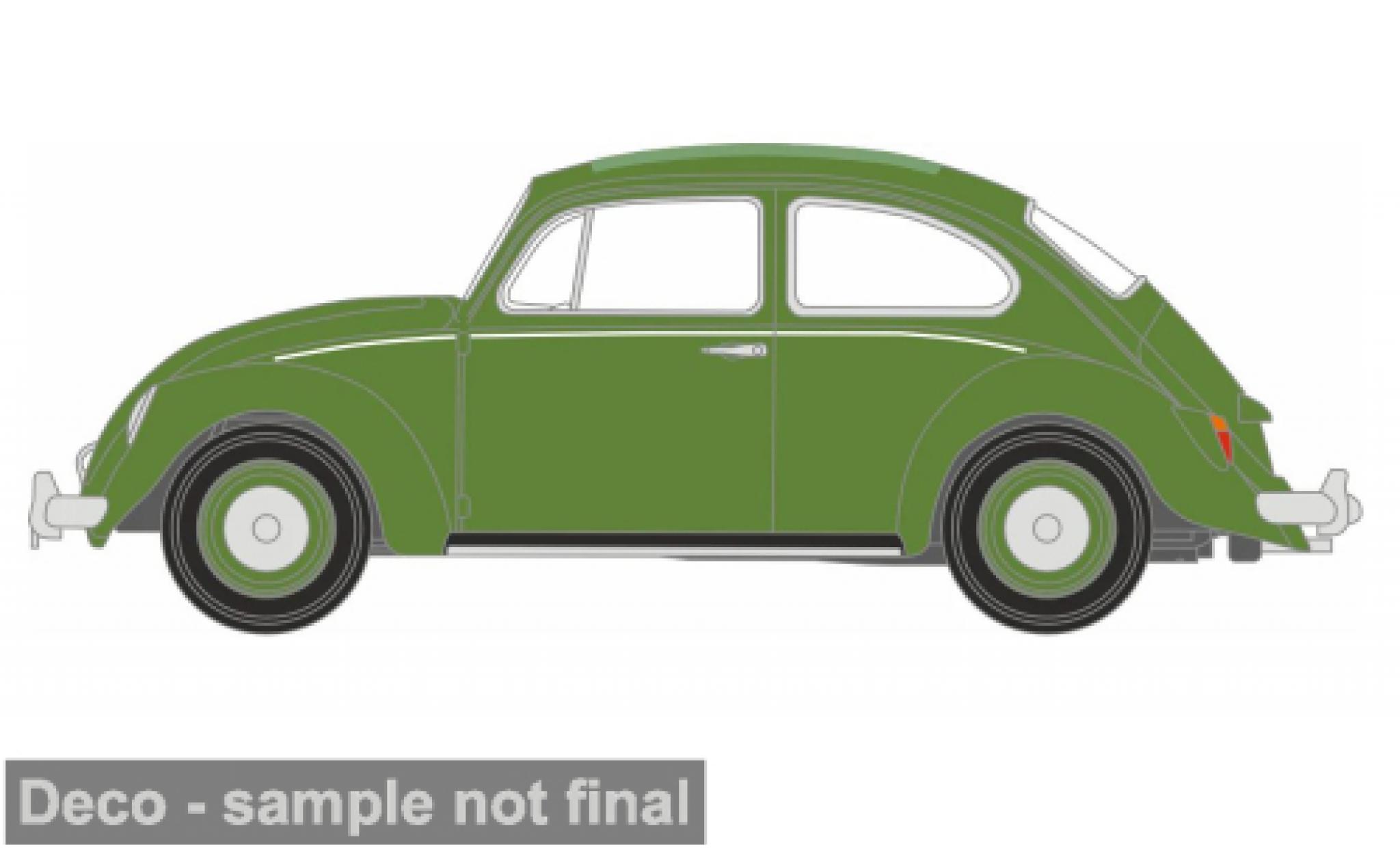 Volkswagen Beetle 1/76 Oxford groen 1:76 modelauto