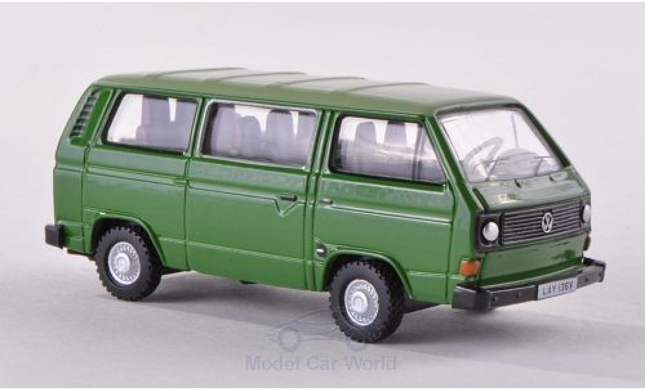 Volkswagen T2 B 1/76 Oxford Bus groen/groen modelauto