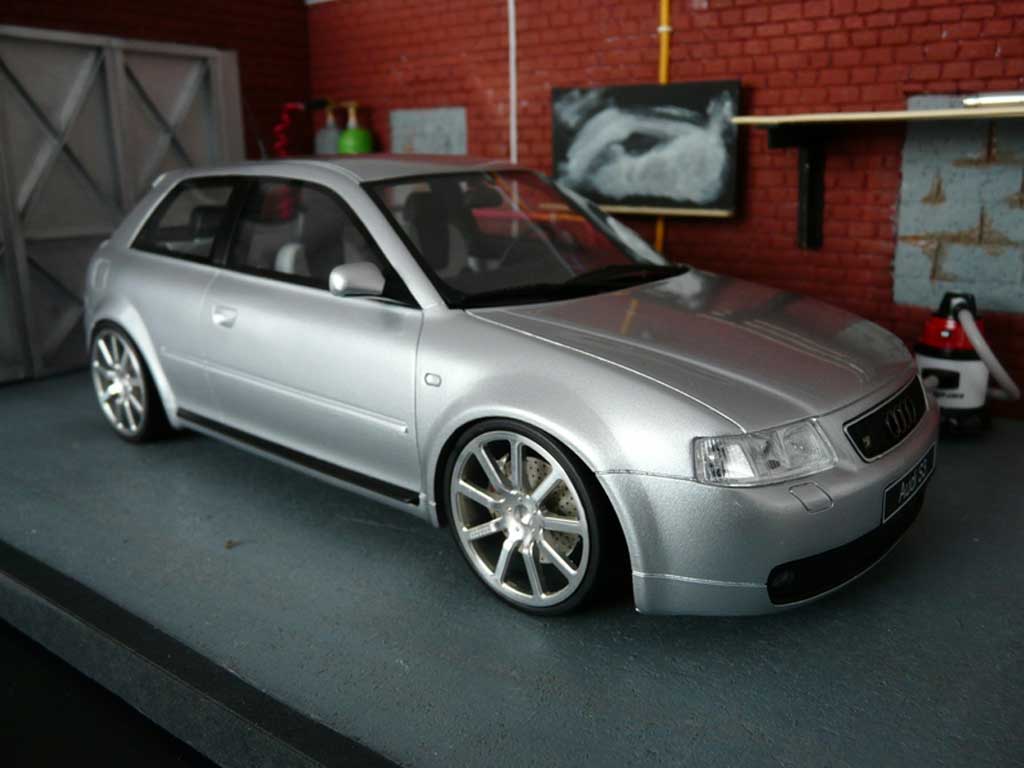 Audi S3 1/18 Ottomobile grijs jantes MTM modelauto