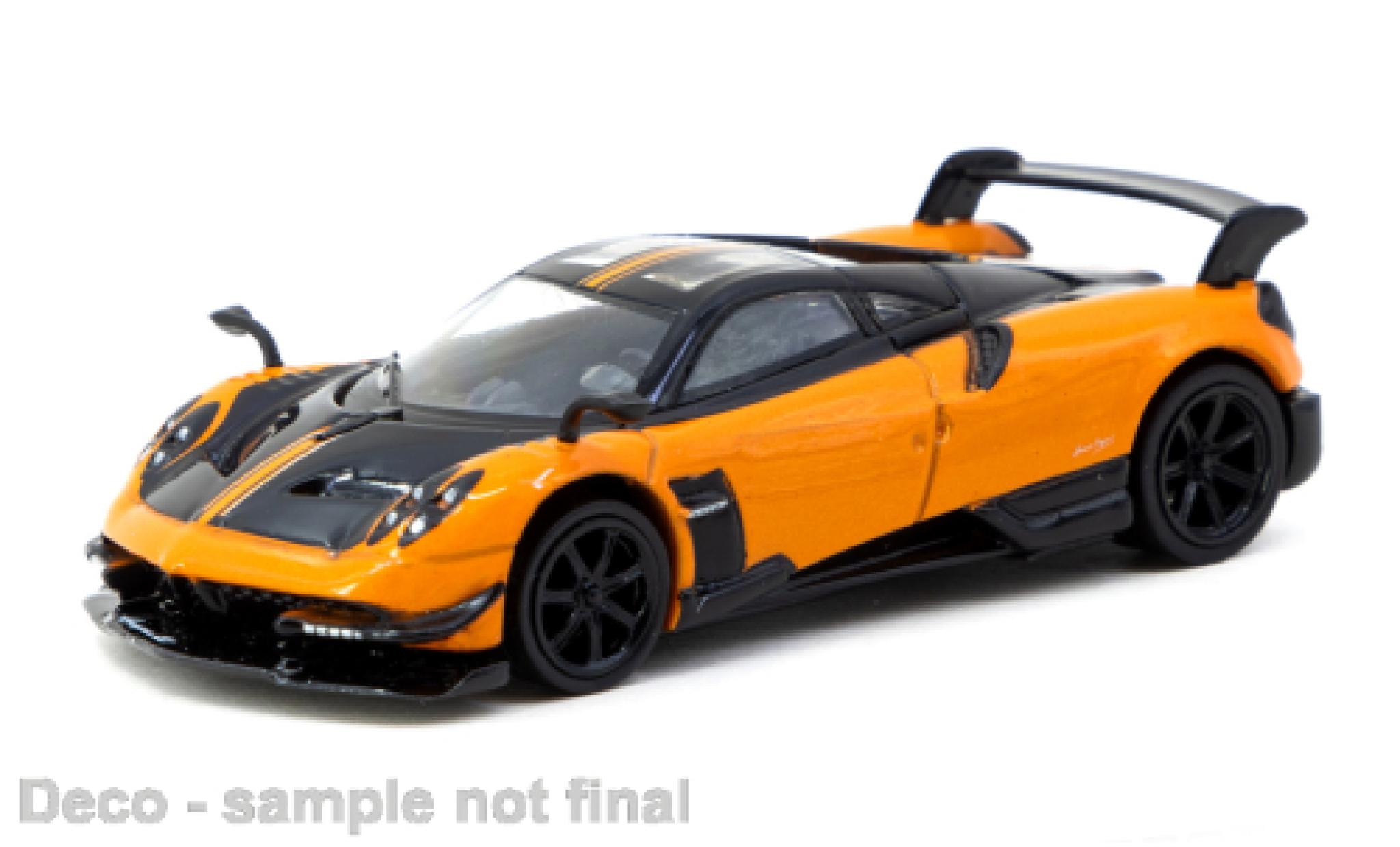 Pagani Huayra 1/64 Tarmac Works BC oranje 1:64 modelauto