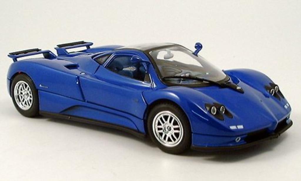 Pagani Zonda C12 1/18 Motormax C12 blauw 2004 modelauto