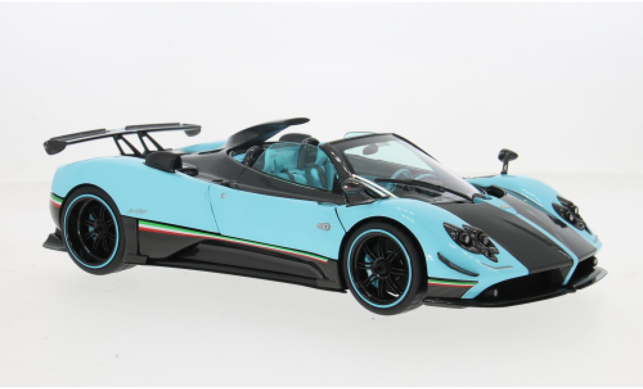 Pagani Zonda 1/18 Almost Real Uno blauw/zwart 1:18 modelauto