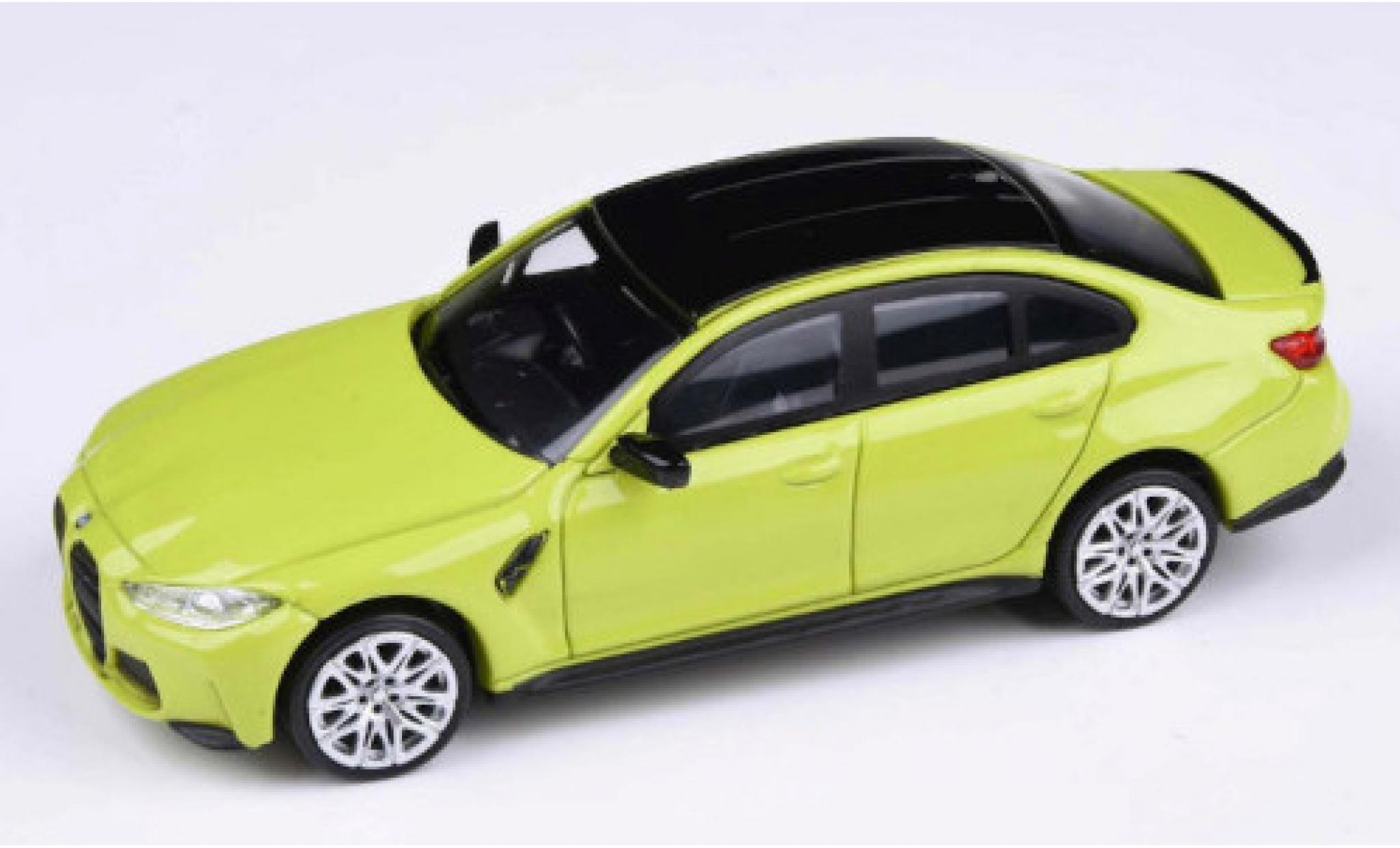 Bmw M3 1/64 Para64 (G80) rood/zwart 2021 modelauto