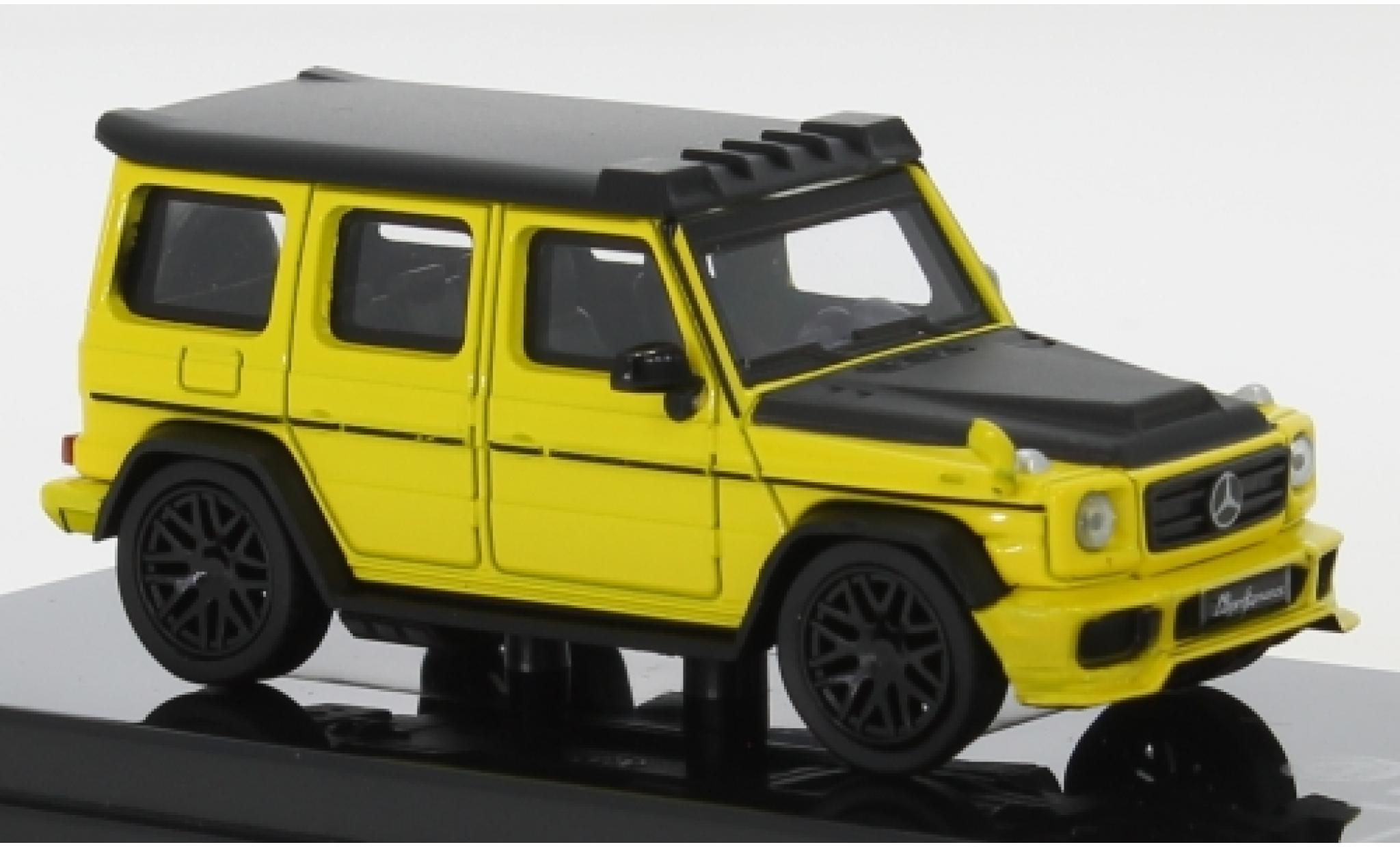 Mercedes Classe G 1/64 Para64 AMG G 63 Liberty Walk geel/matt-zwart 2018 modelauto
