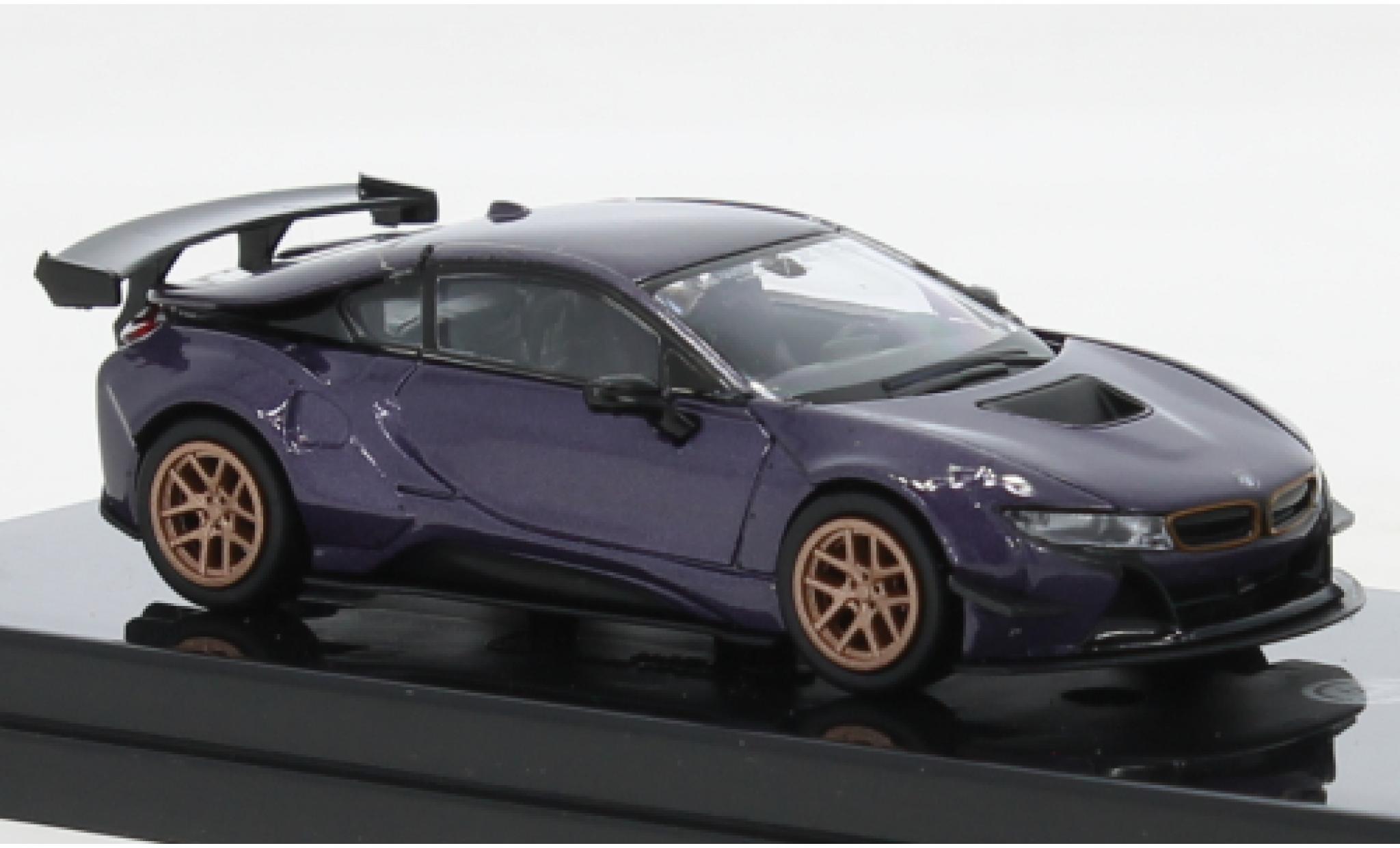 Bmw i8 1/64 Para64 I8 Liberty Walk metallic paarsee modelauto