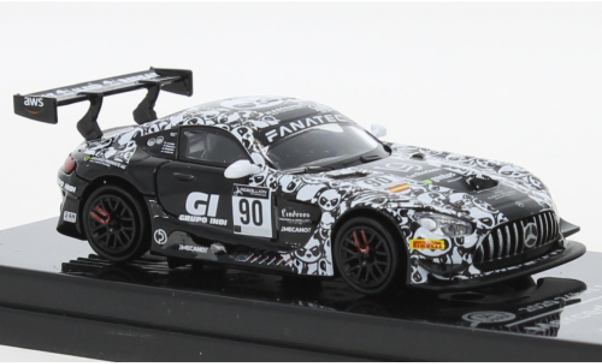 Mercedes AMG GT 1/64 Para64 3 No.90 Madpanda Motorsport 24h Spa 2021 modelauto