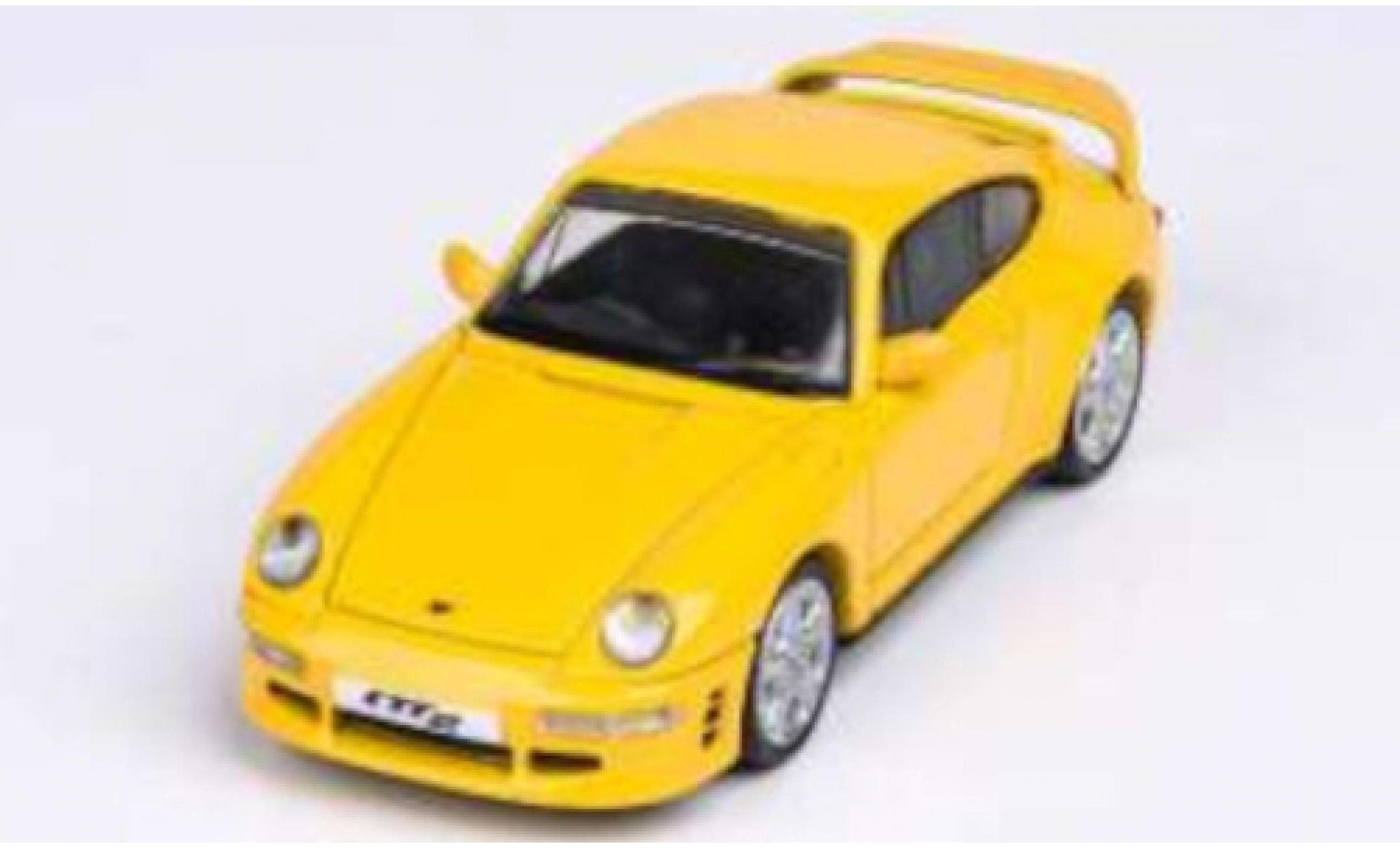 Ruf CTR 1/64 Para64 Porsche 911 2 geel modelauto