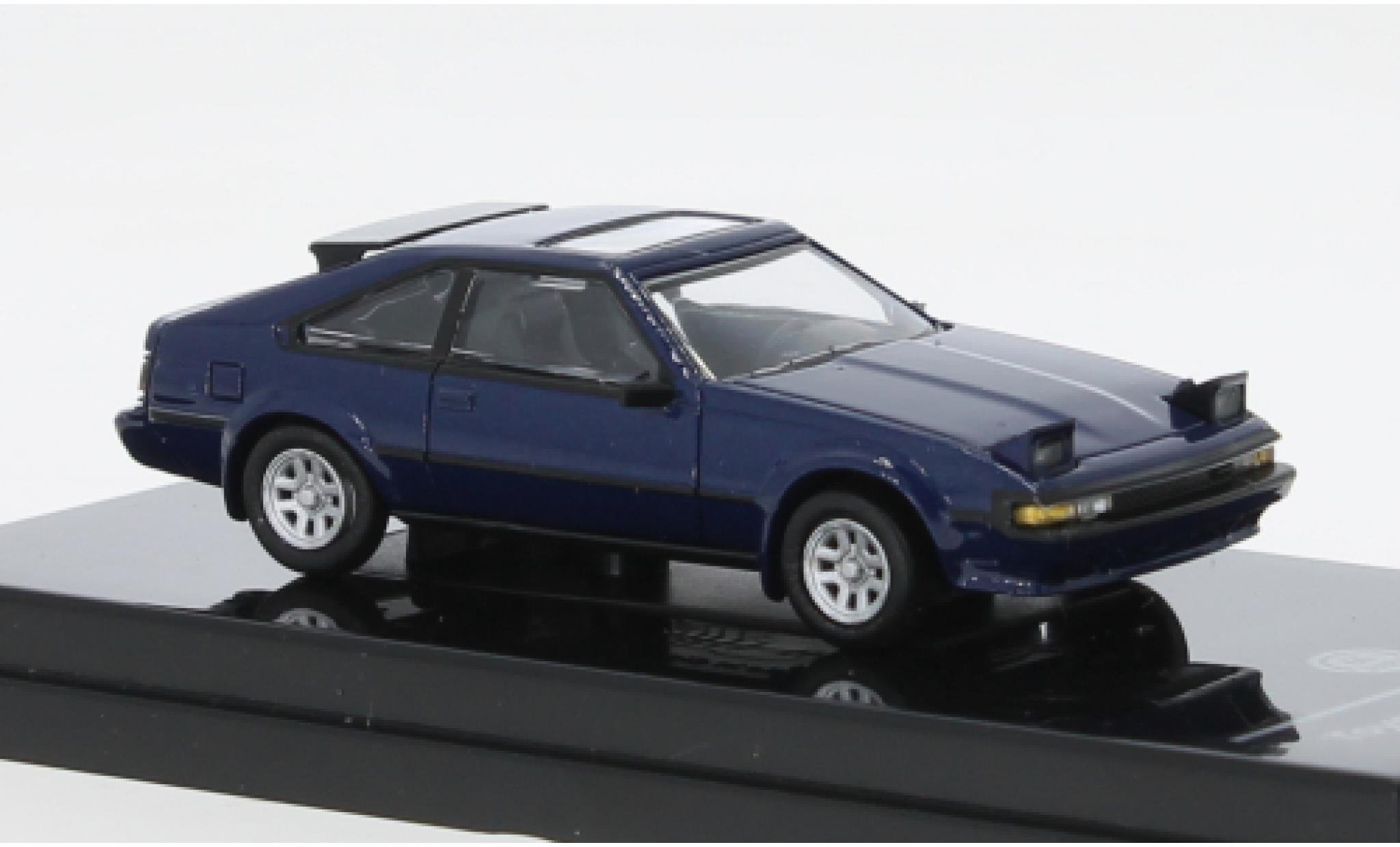 Toyota Celica 1/64 Para64 Supra blauw fonc&eacute; 1984 modelauto