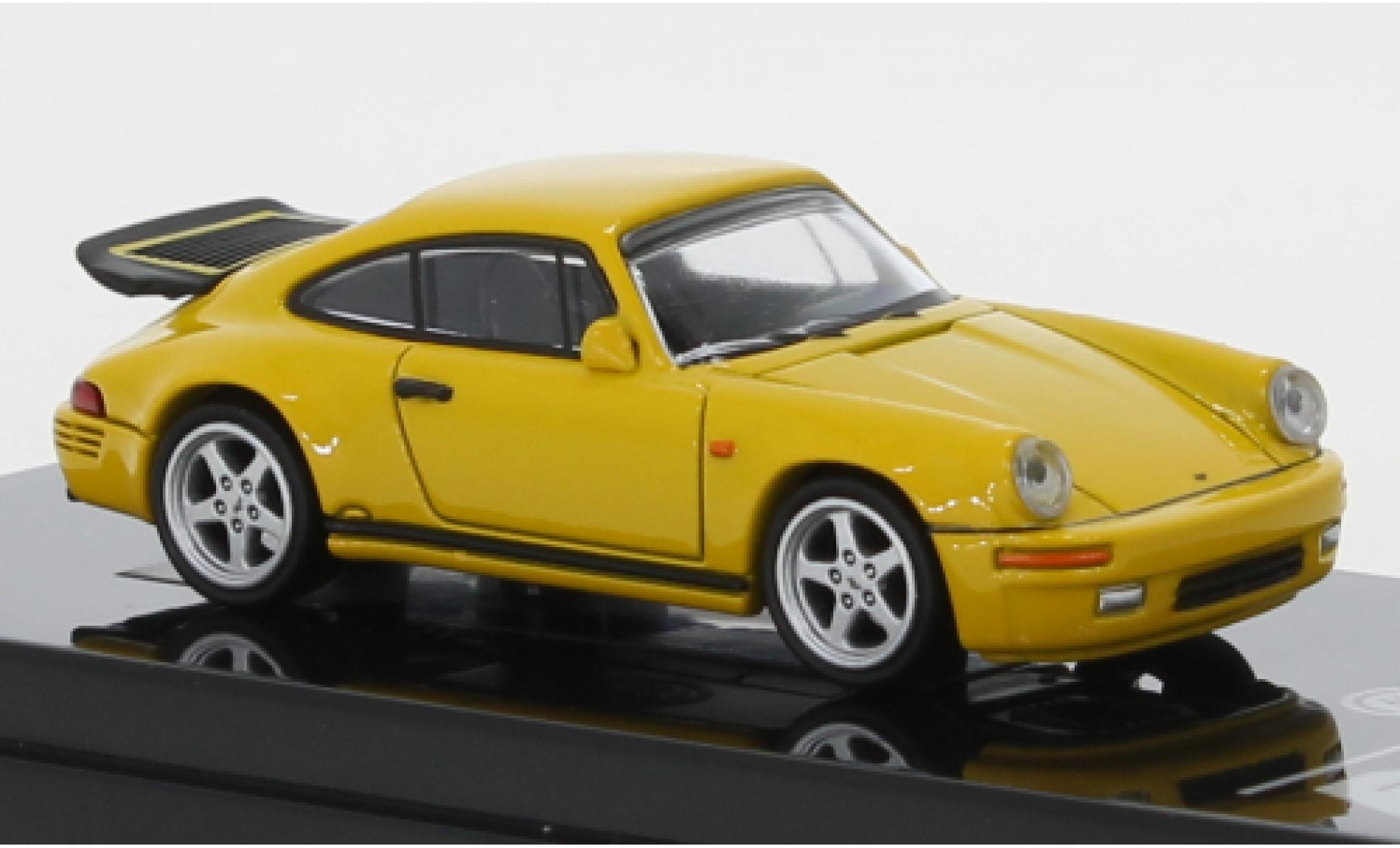 Ruf CTR 1/64 Para64 geel 1987 Basis: Porsche 911 Carrera 3.2 (964) modelauto