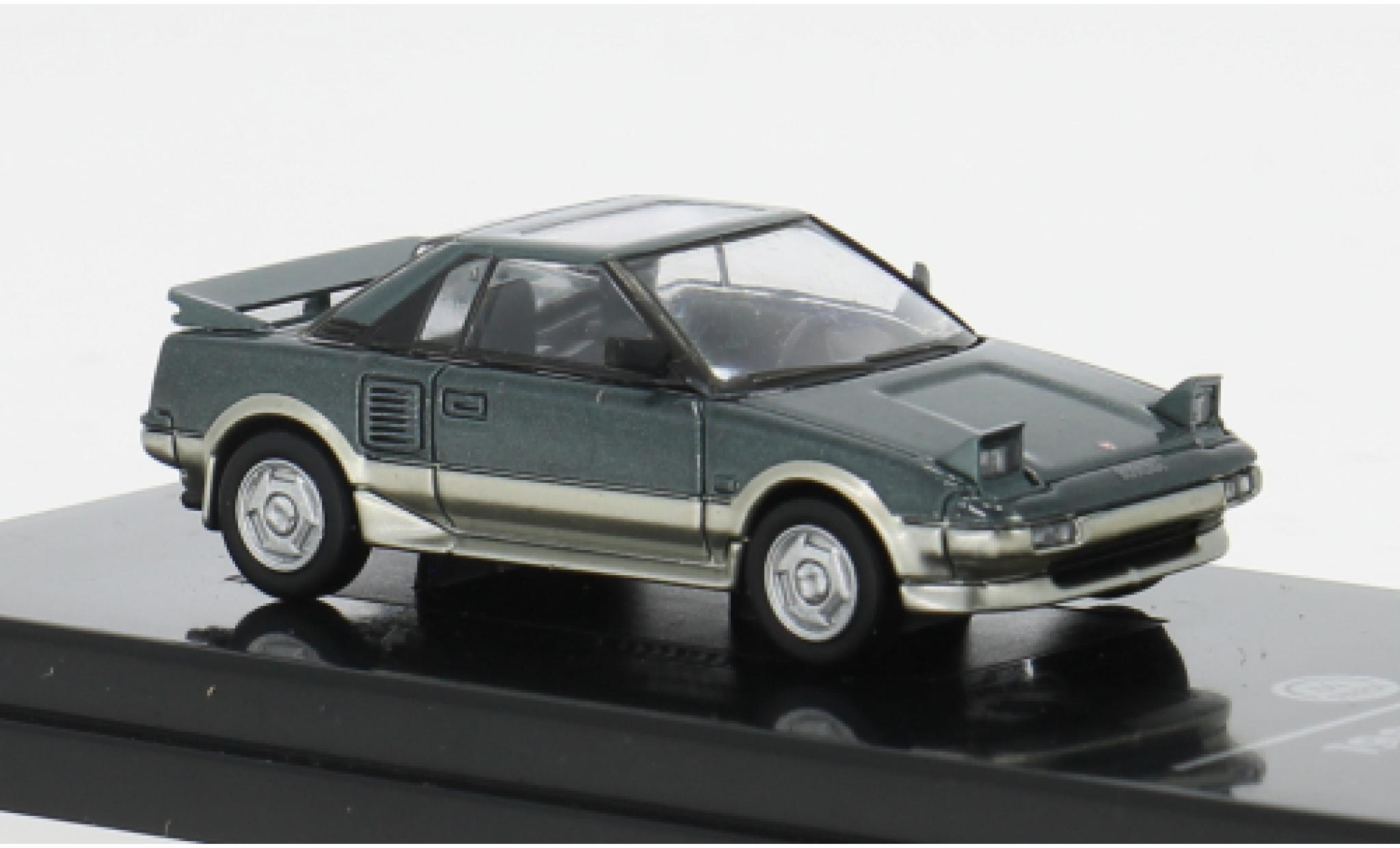 Toyota MR 1/64 Para64 2 MK1 groen/gold 1985 1:64 modelauto