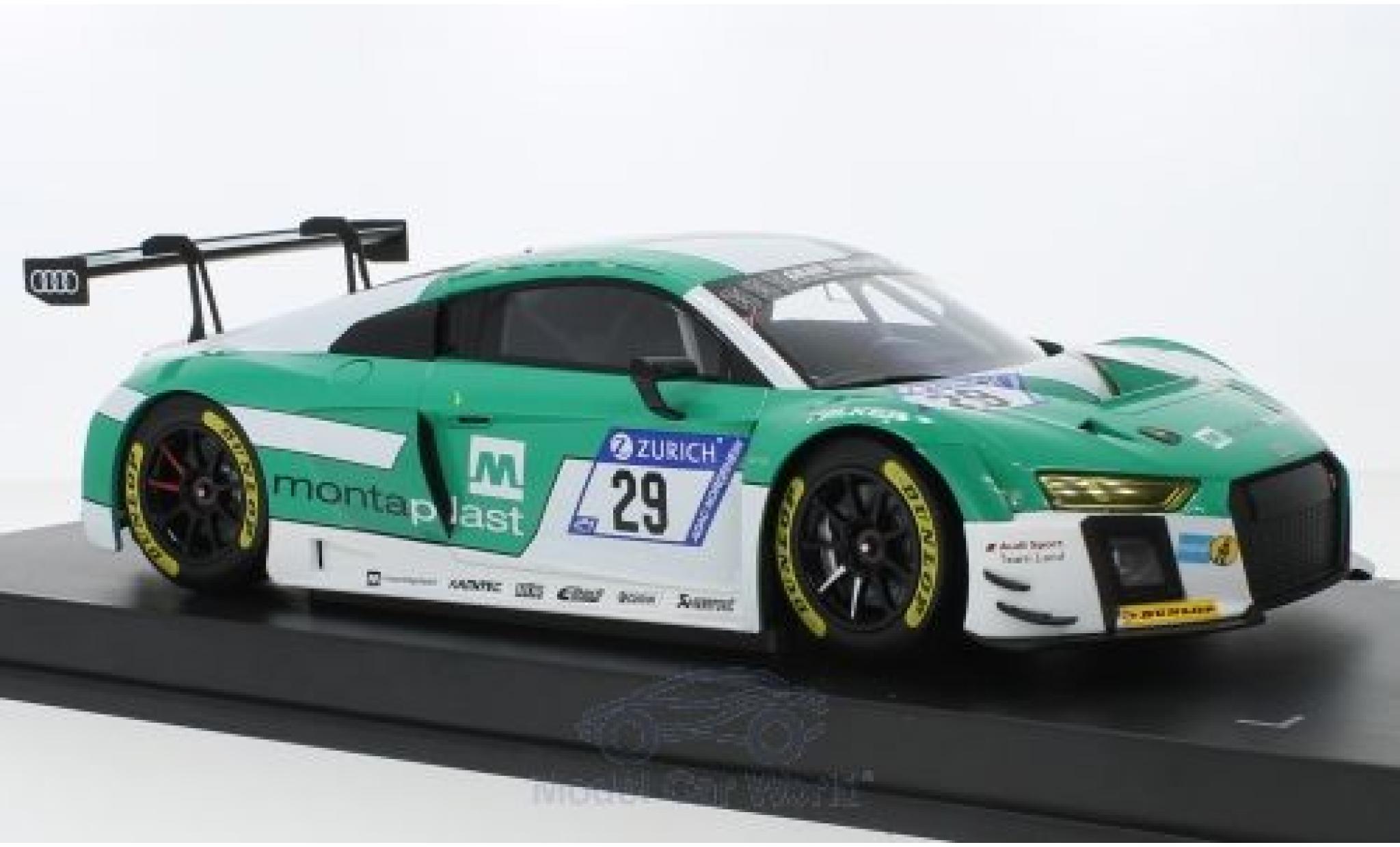 Audi R8 1/18 Paragon LMS No.29 Montaplast / Land-Motorsports 24h N&uuml;rburgring 2017 M.Winkelhock/C.Mies/C.de Phillippi/K.van der Linde modelauto
