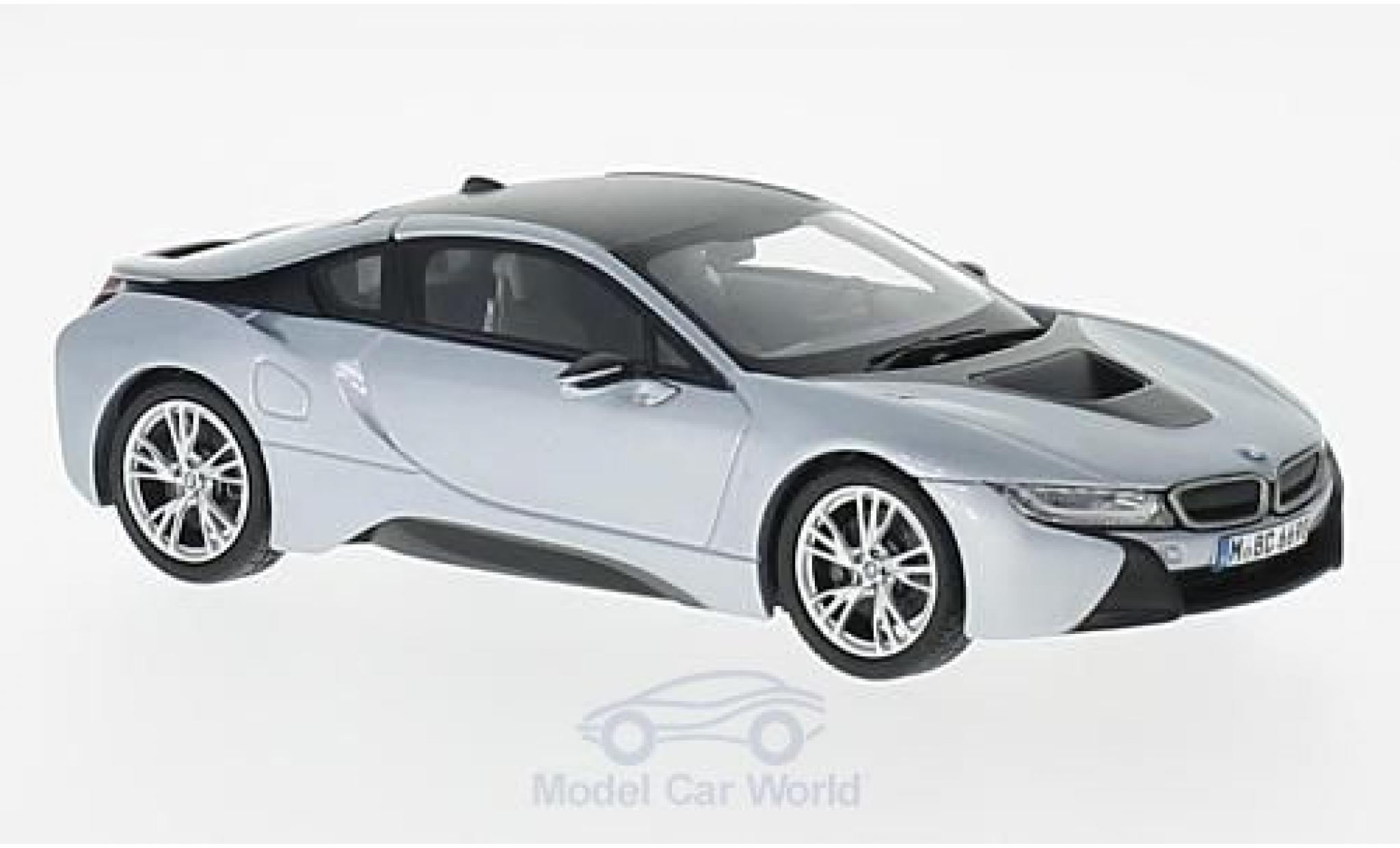 Bmw i8 1/43 Paragon grijs/grijs modelauto