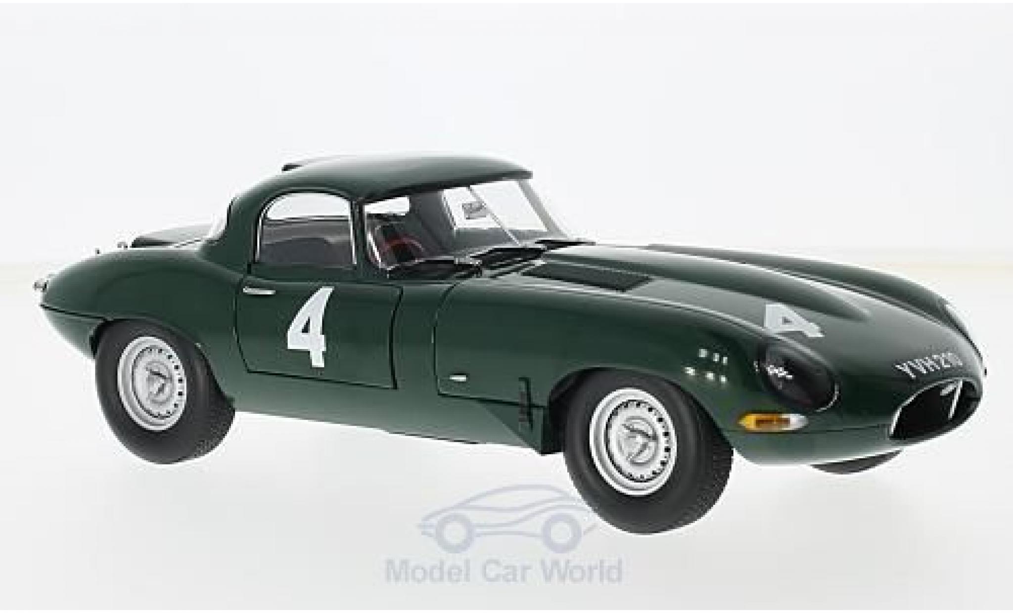 Jaguar E-Type 1/18 Paragon Lightweight RHD No.4 Scott-Brown Memorial Snetterton P.Sutcliffe modelauto