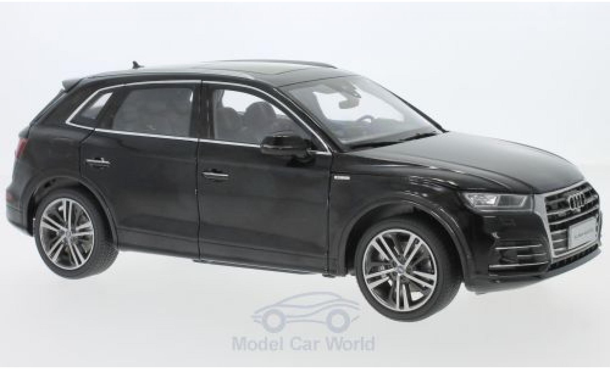 Audi Q5 1/18 Paudi L zwart 2018 modelauto