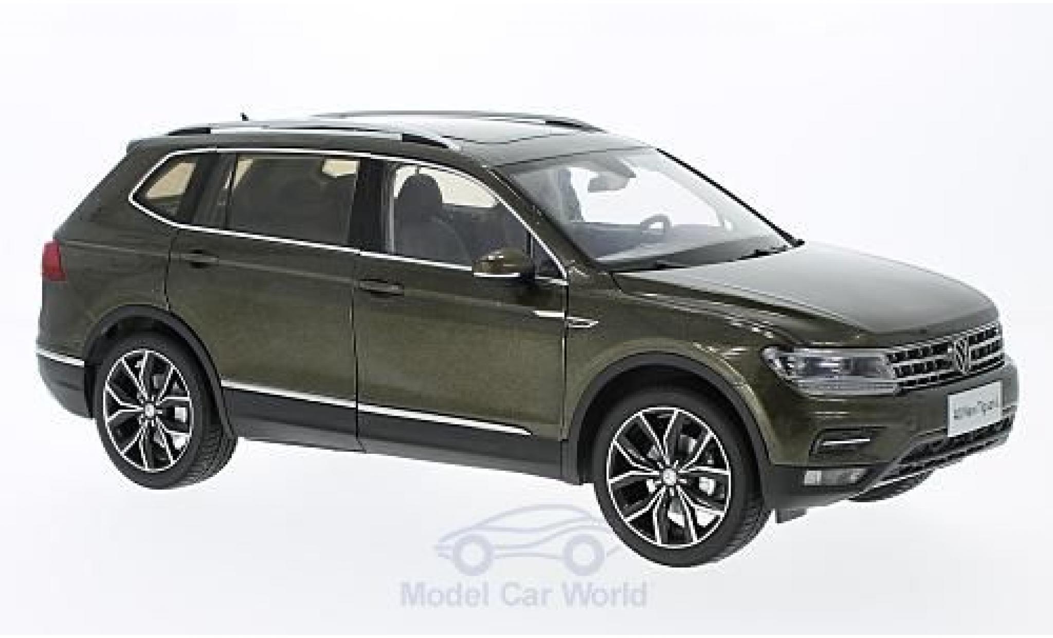 Volkswagen Tiguan 1/18 Paudi L metallic bruin ohne Vitrine modelauto