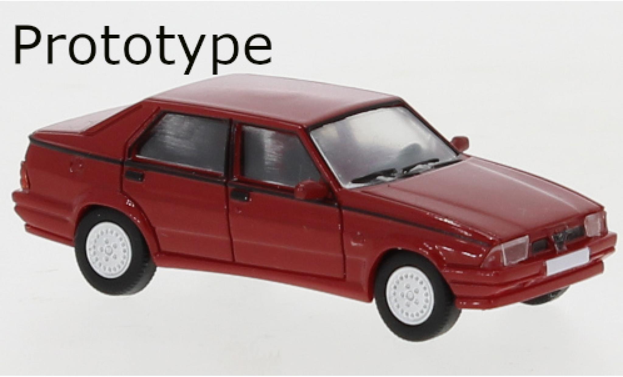 Alfa Romeo 75 1/87 PCX87 rood 1988 modelauto