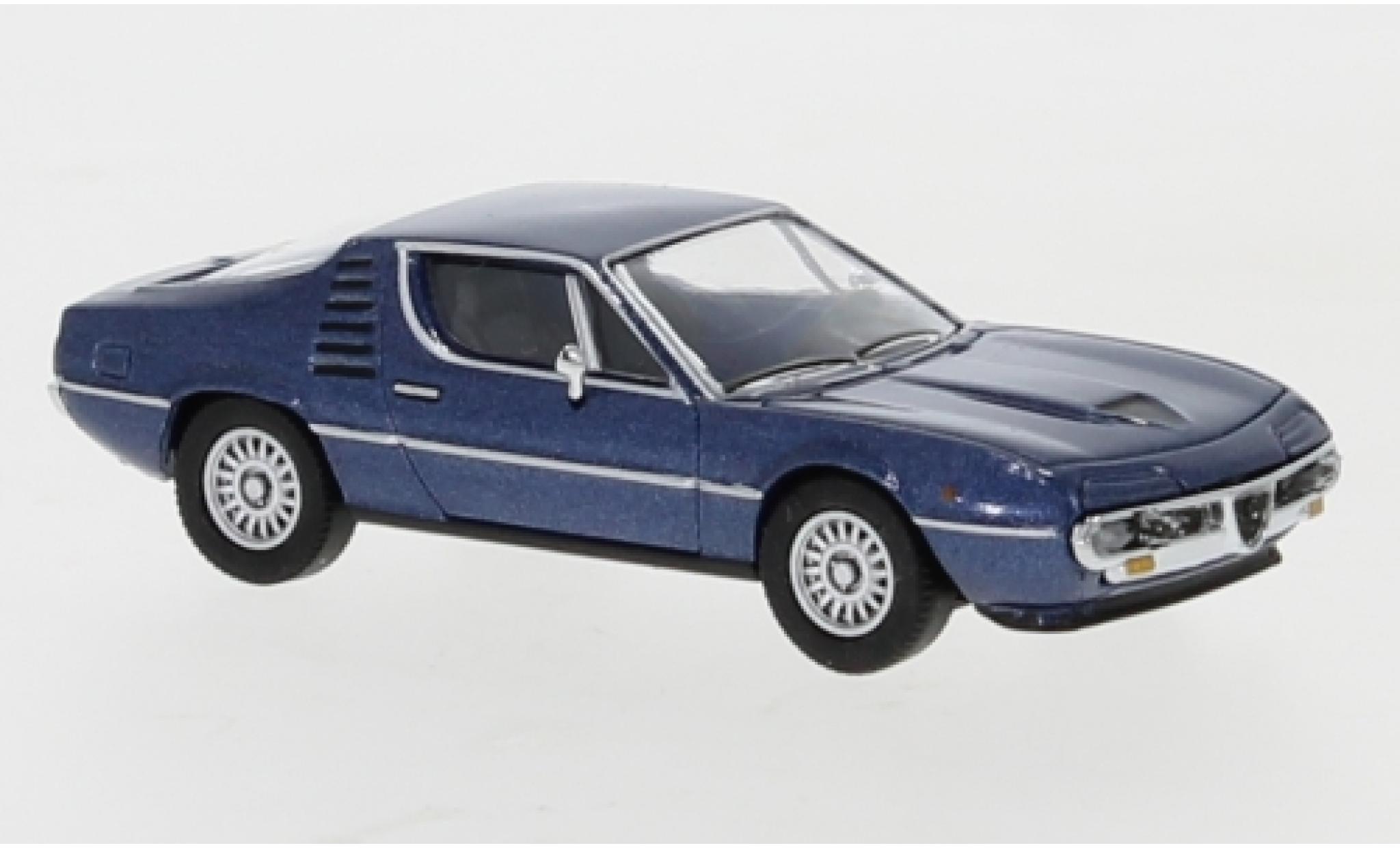 Alfa Romeo Montreal 1/87 PCX87 metallic blauw 1970 modelauto
