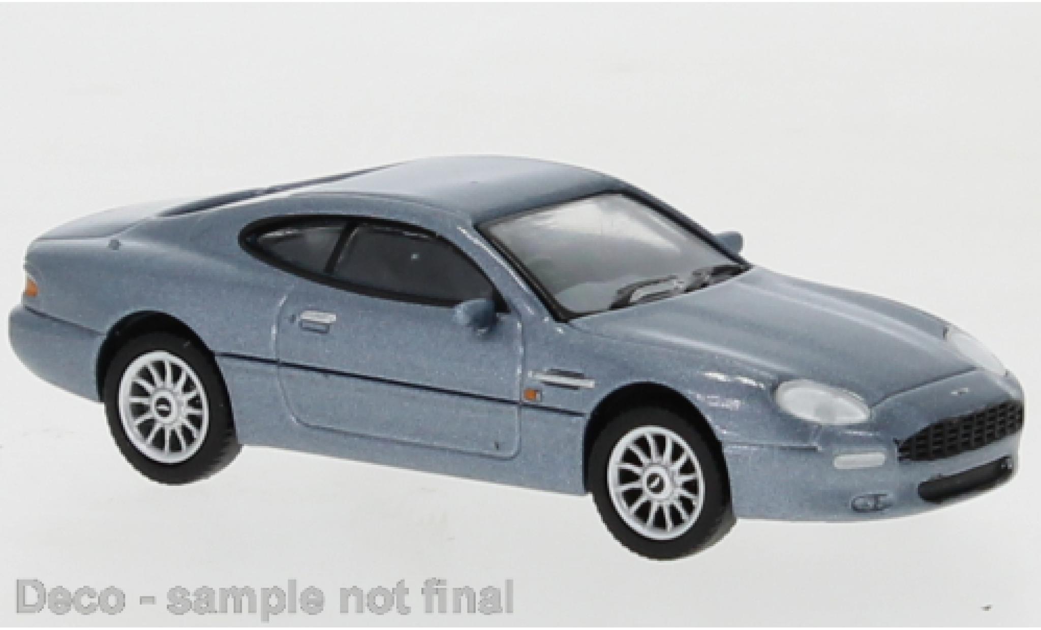 Aston Martin DB7 1/87 PCX87 Coupe metallic blauw 1994 modelauto