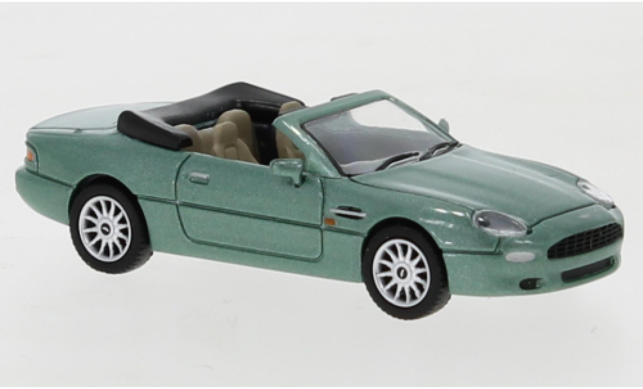 Aston Martin DB7 1/87 PCX87 Volante metallic groen RHD 1994 modelauto