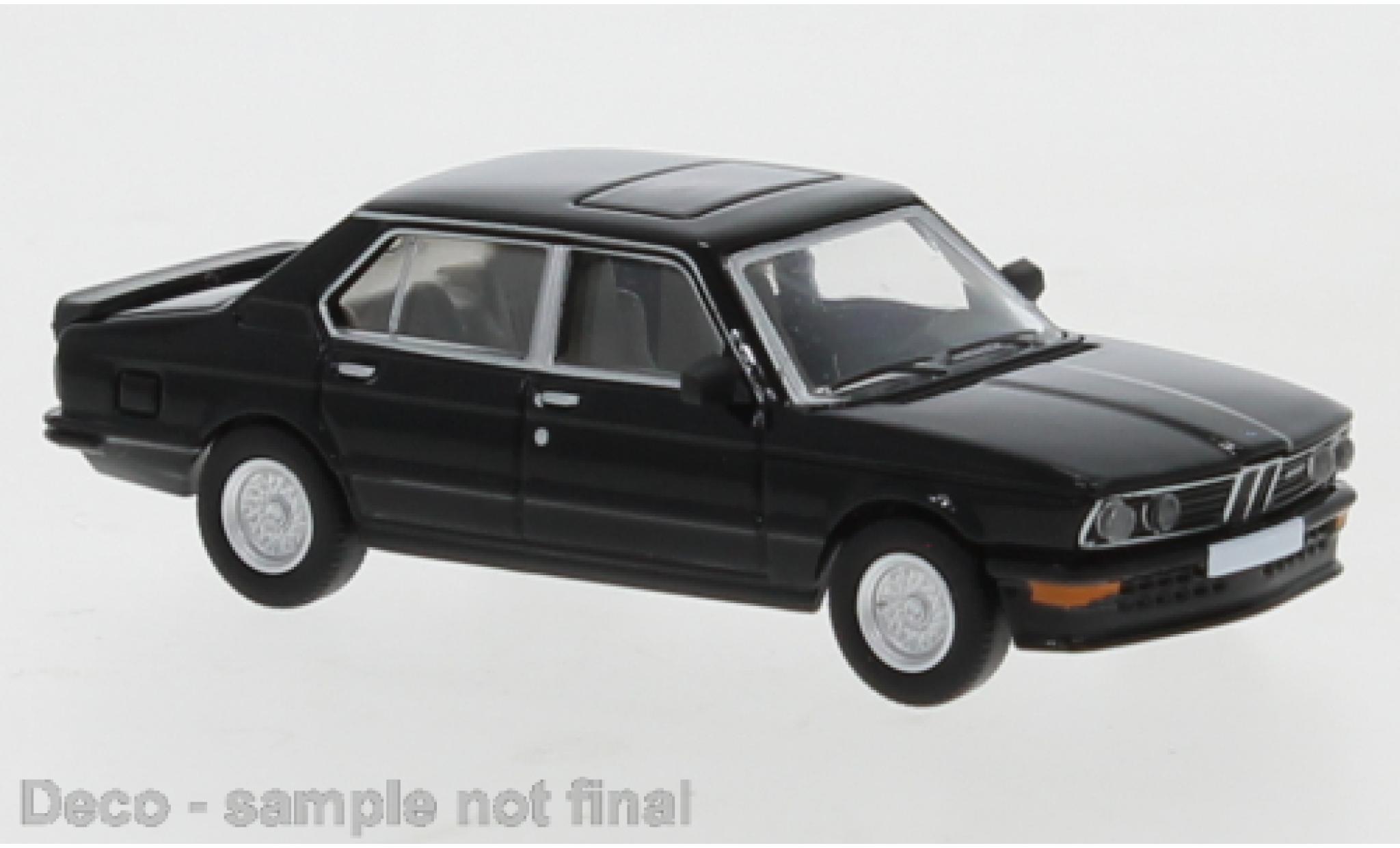 Bmw M535 1/87 PCX87 i (E12) zwart 1980 modelauto