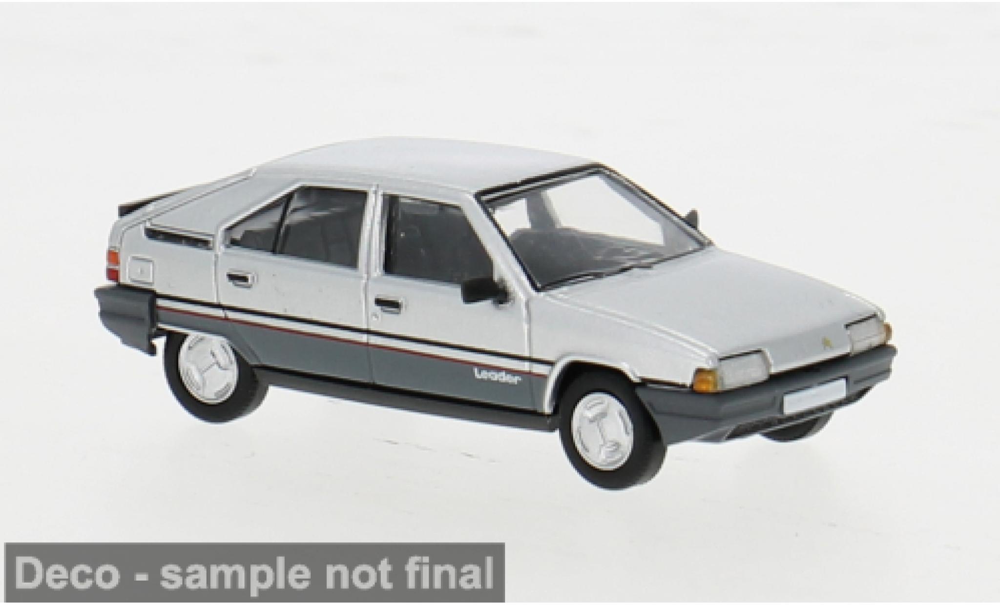 Citroen BX 1/87 PCX87 Leader grijs 1982 1:87 modelauto