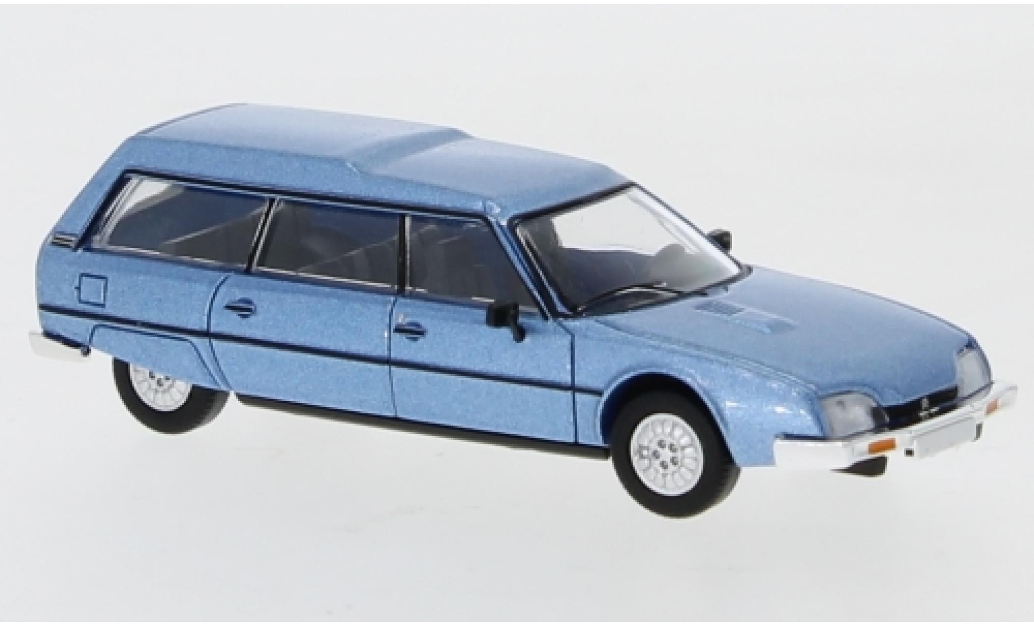 Citroen CX 1/87 PCX87 Stationwagen metallic blauw 1976 modelauto