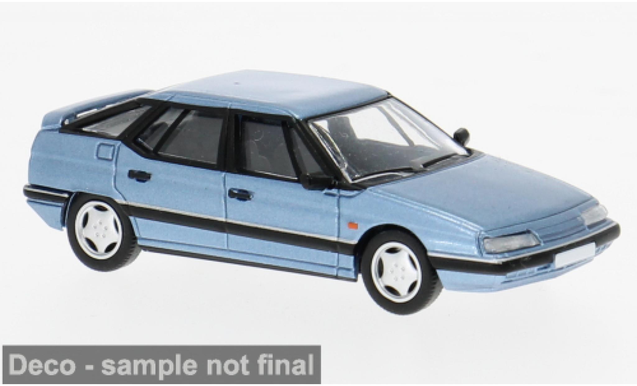 Citroen XM 1/87 PCX87 blauw 1989 1:87 modelauto