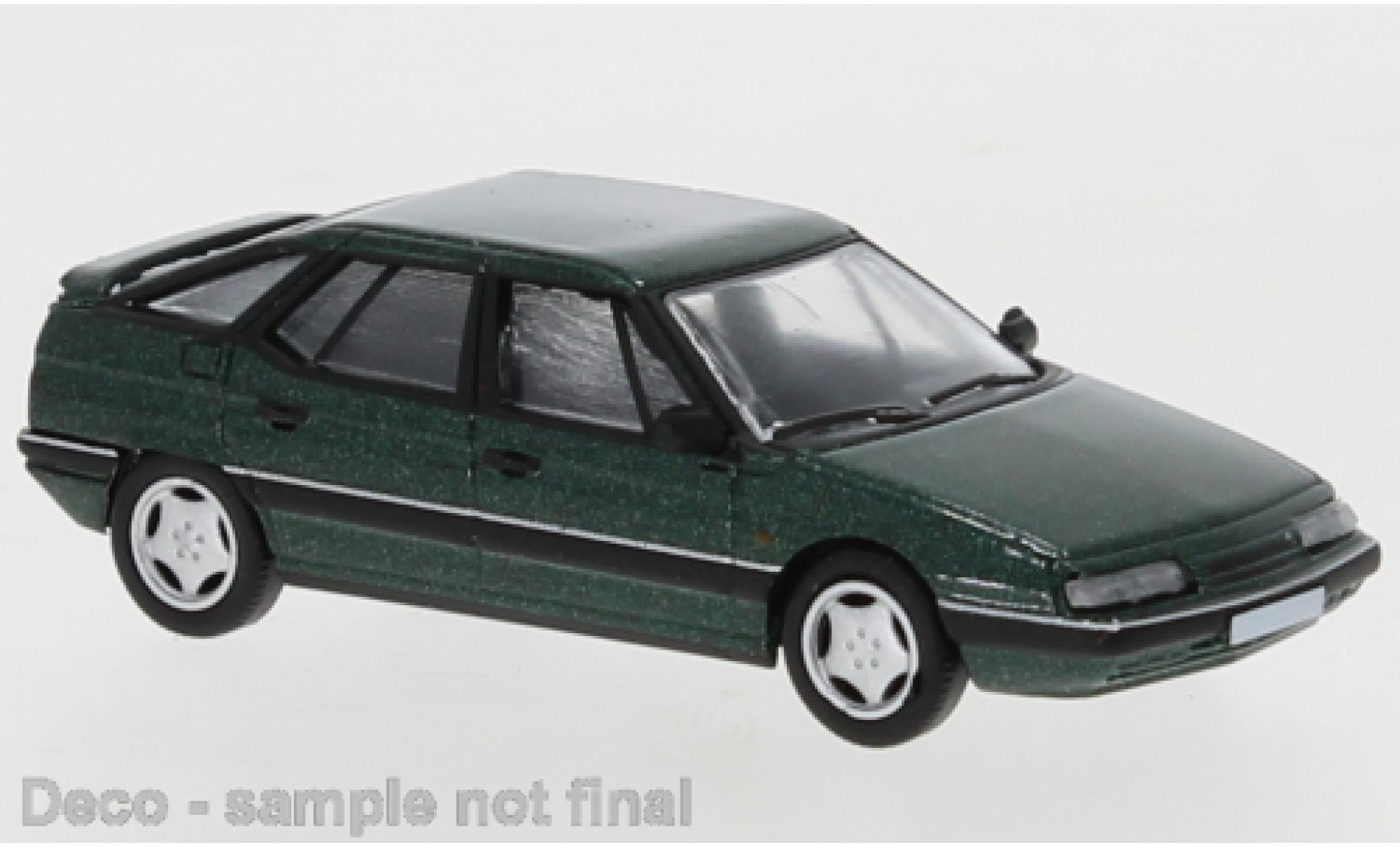 Citroen XM 1/87 PCX87 metallic groen 1989 modelauto