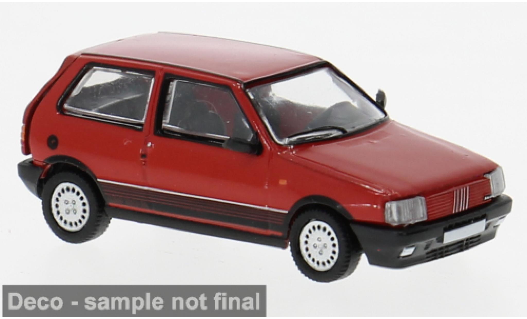 Fiat Uno 1/87 PCX87 Turbo i.e rood 1983 1:87 modelauto