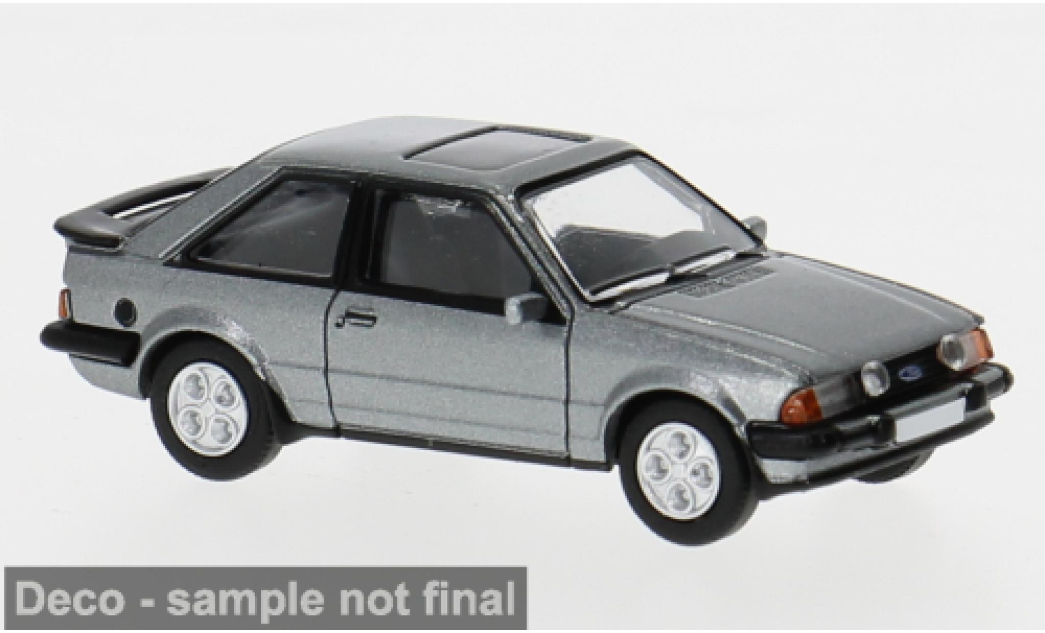 Ford Escort 1/87 PCX87 MK III XR3i blauw 1982 1:87 modelauto
