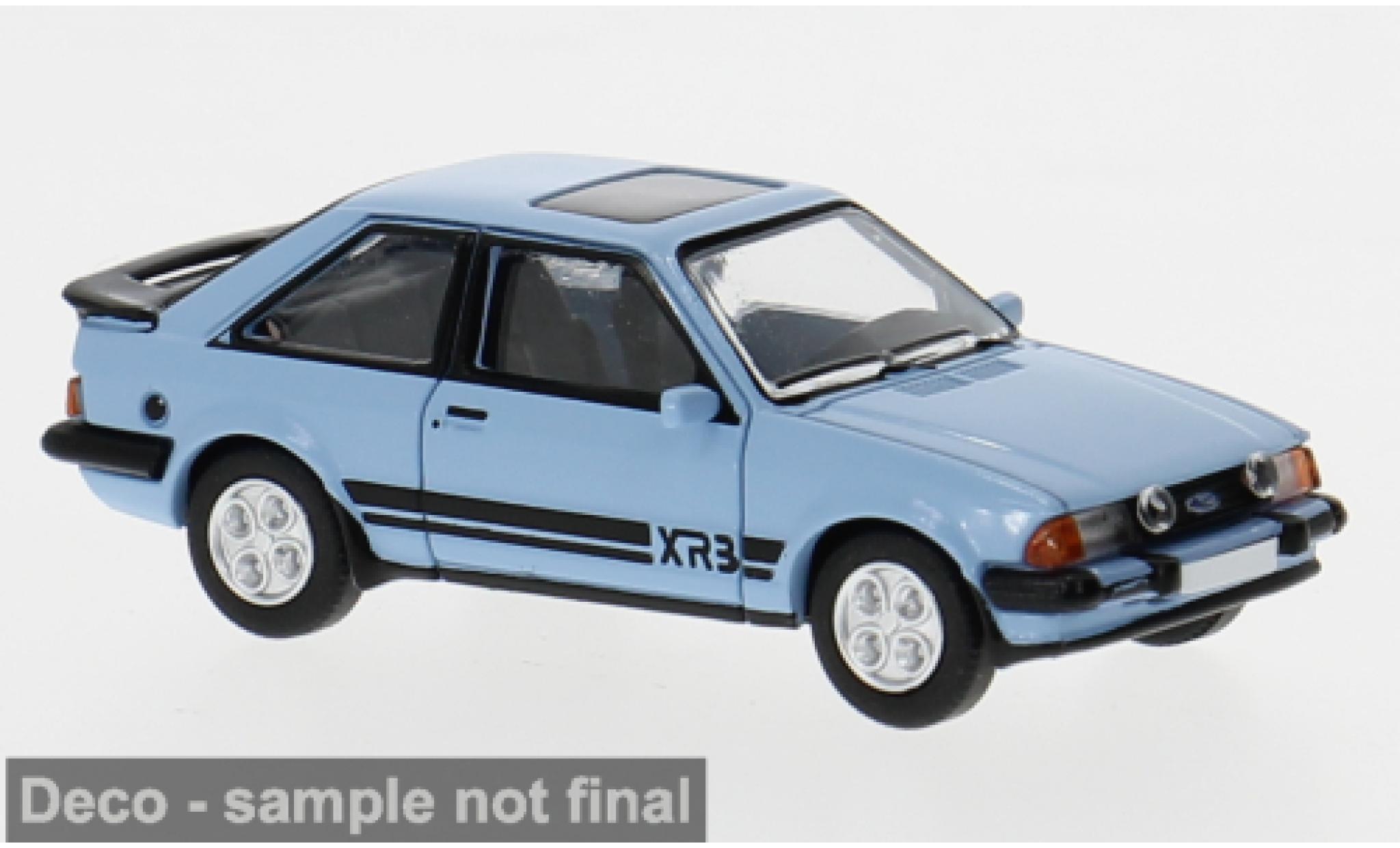 Ford Escort 1/87 PCX87 MK III XR3i grijs 1982 1:87 modelauto