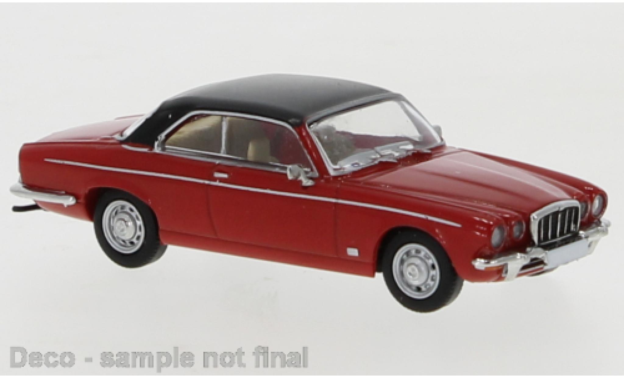 Jaguar XJ 1/87 PCX87 -C rood/matt-zwart 1973 modelauto