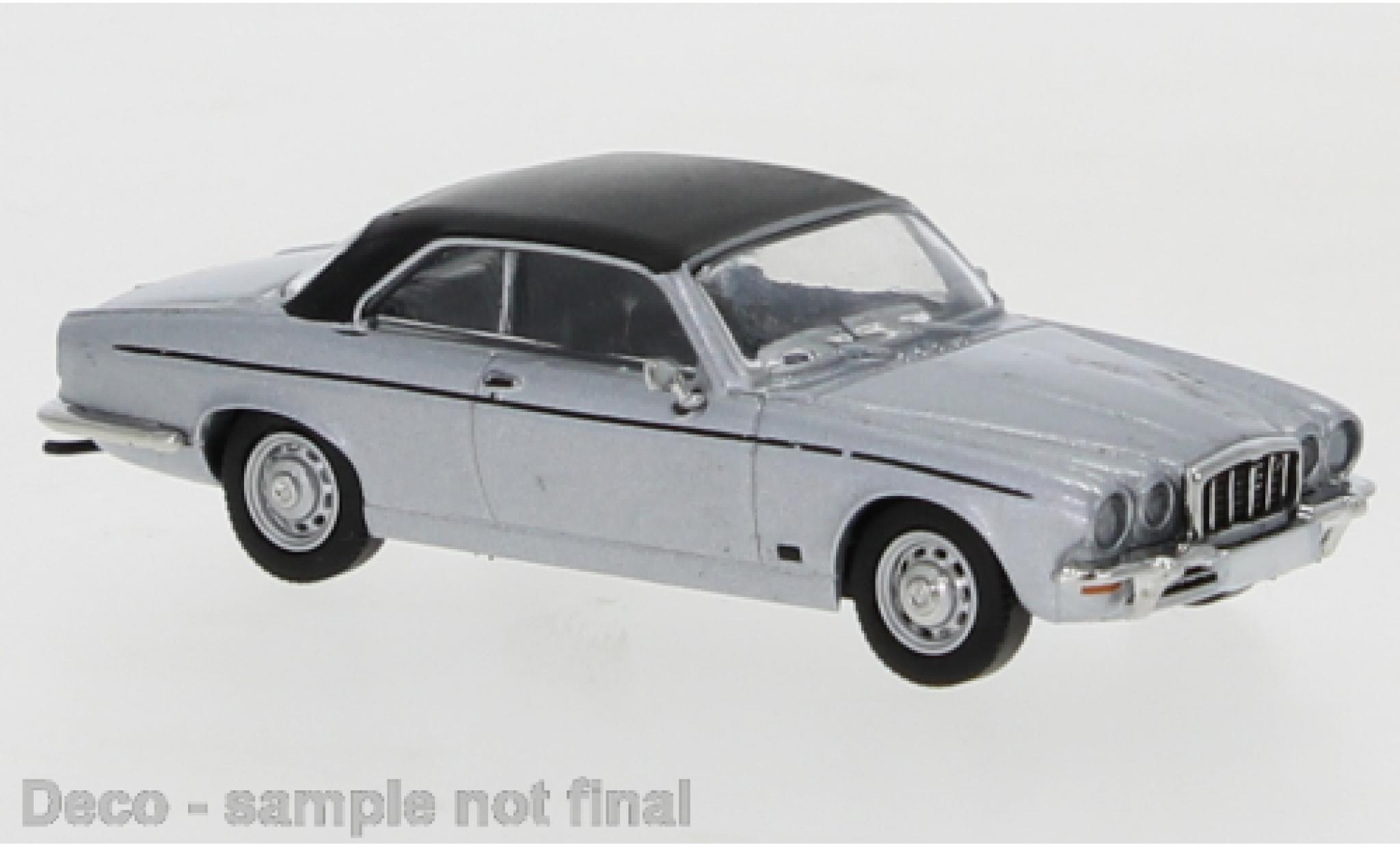 Jaguar XJ 1/87 PCX87 -C grijs/matt-zwart 1973 modelauto