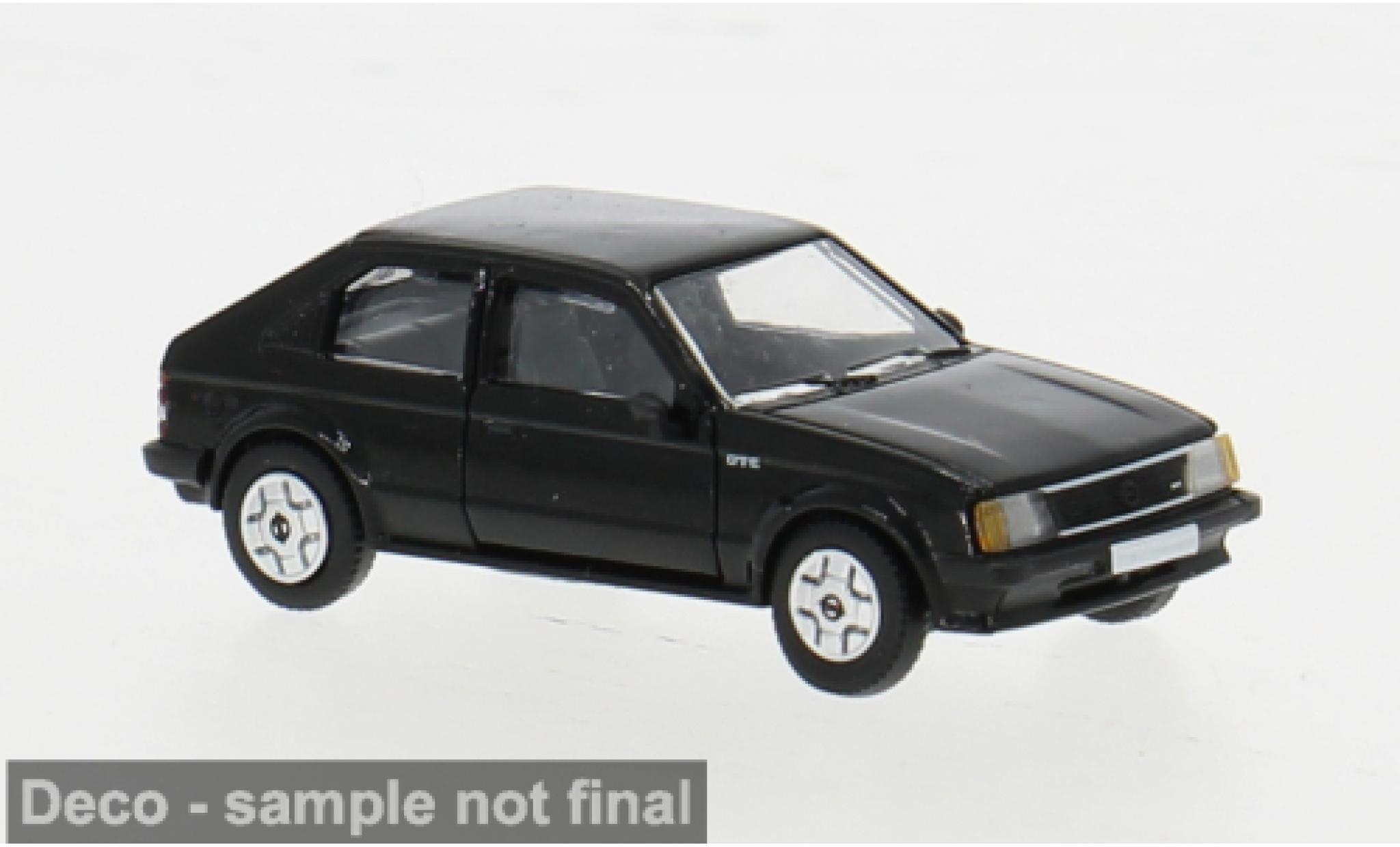 Opel Kadett 1/87 PCX87 D GTE zwart 1983 1:87 modelauto
