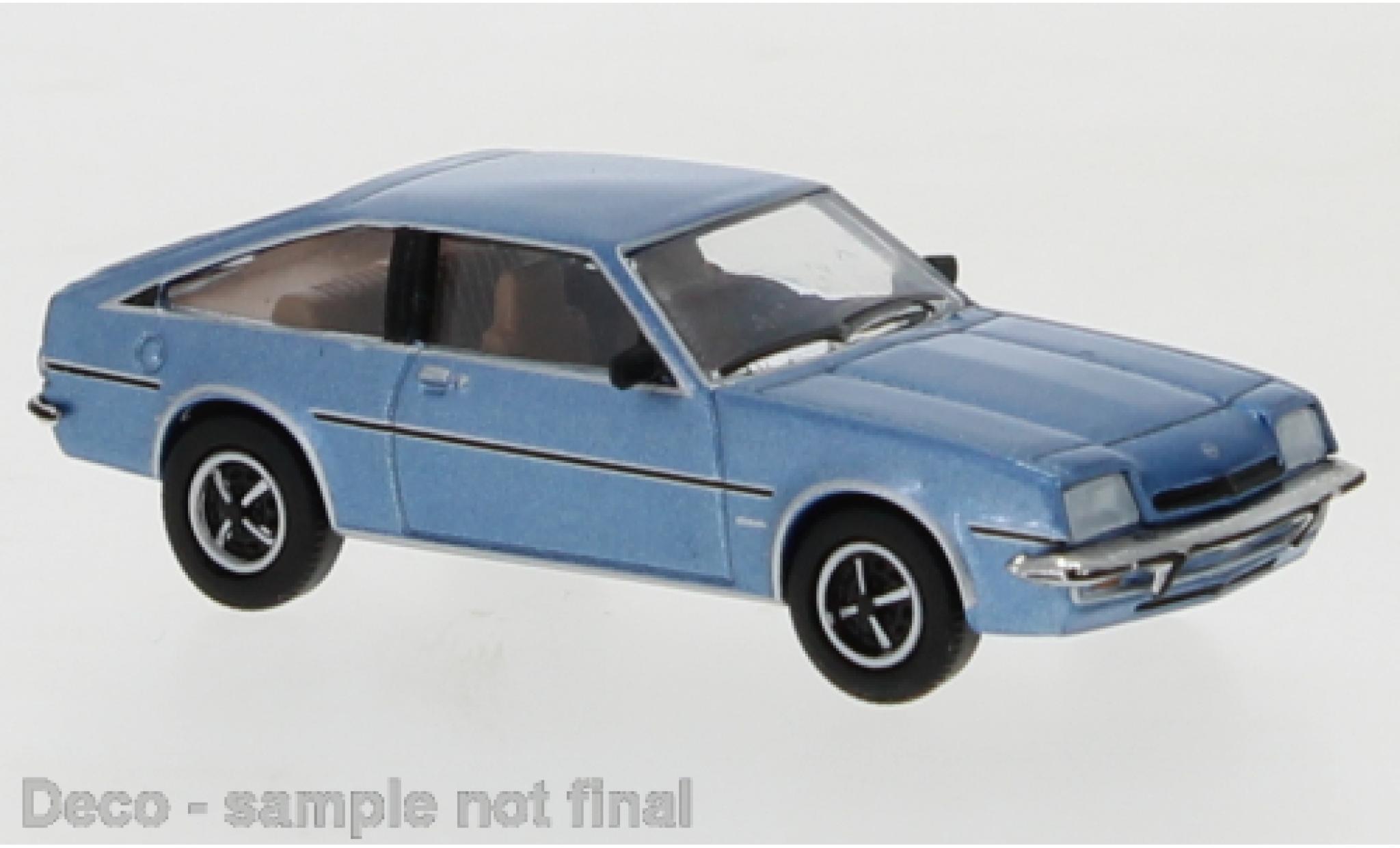 Opel Manta 1/87 PCX87 B CC metallic blauw 1978 modelauto
