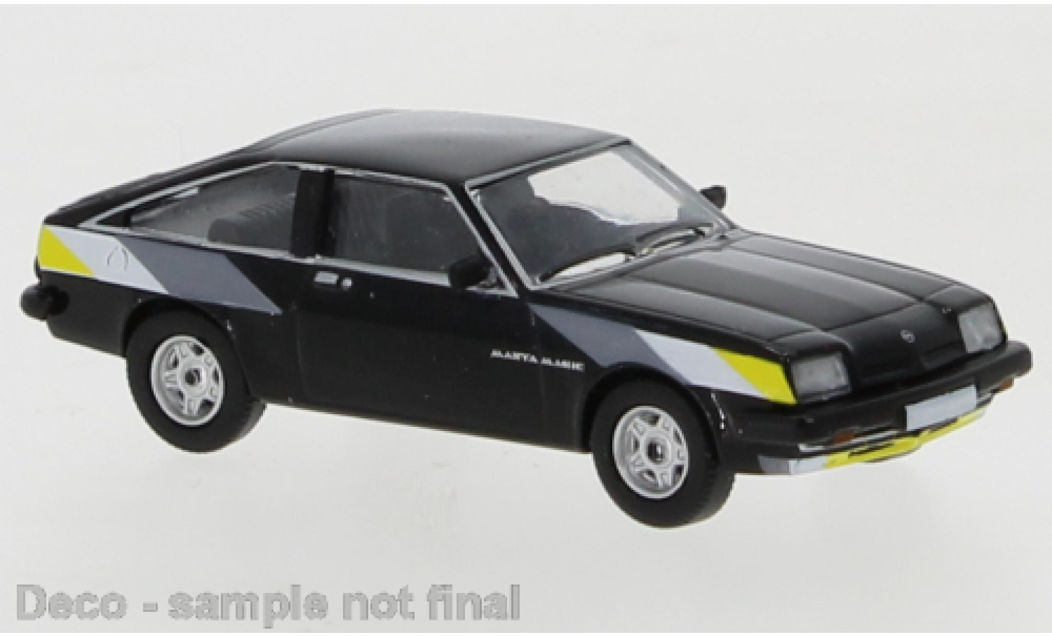 Opel Manta 1/87 PCX87 B CC zwart 1980 Magic modelauto