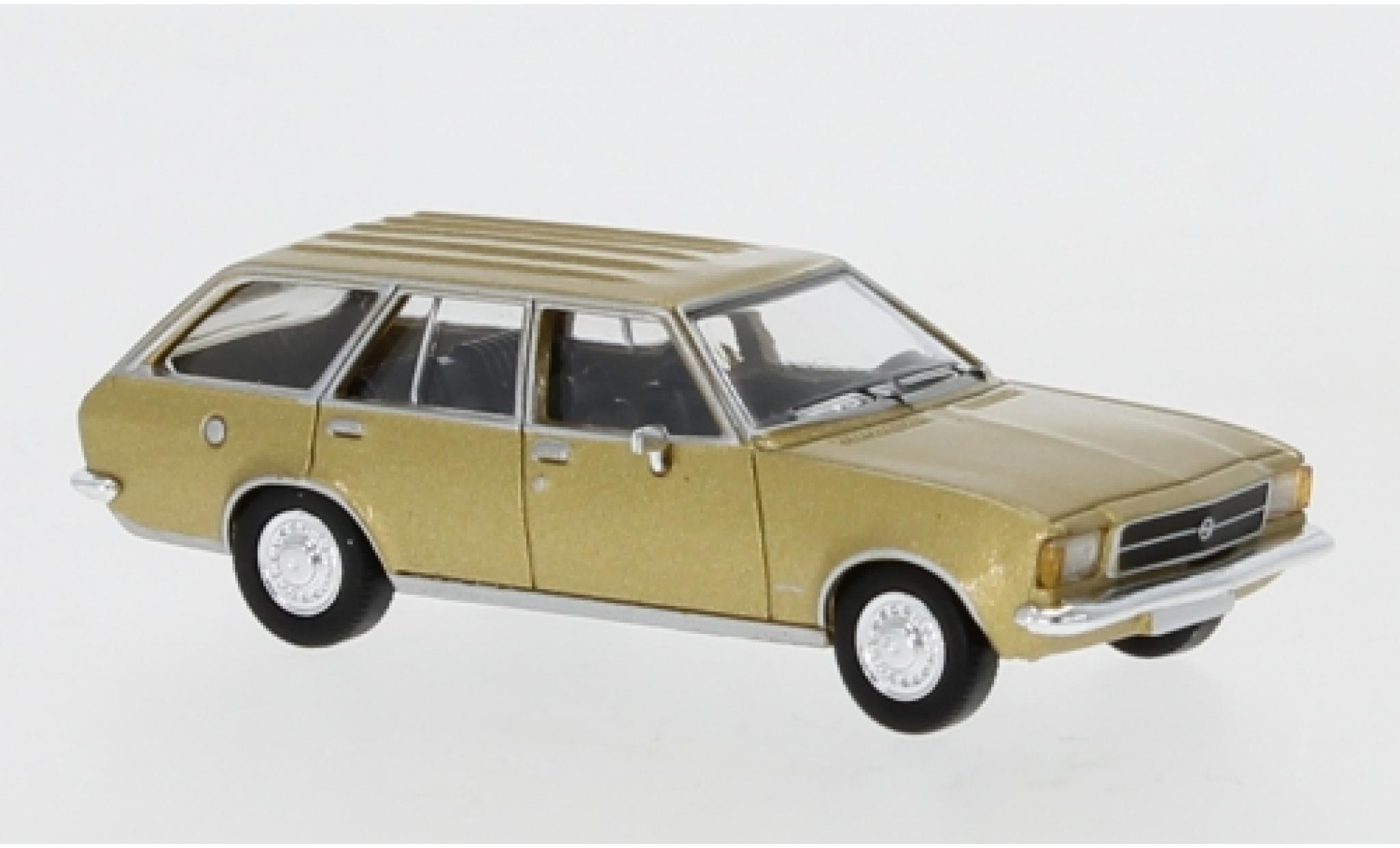 Opel Rekord 1/87 PCX87 D Caravan gold 1972 modelauto