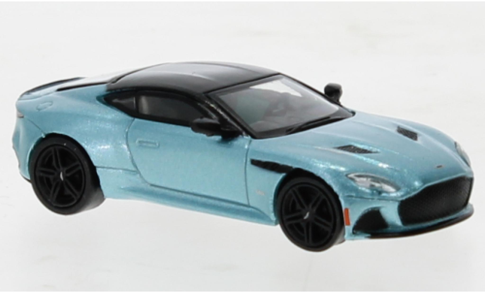 Aston Martin DBS 1/87 PCX87 Superleggera metallic blauw clair 2019 modelauto