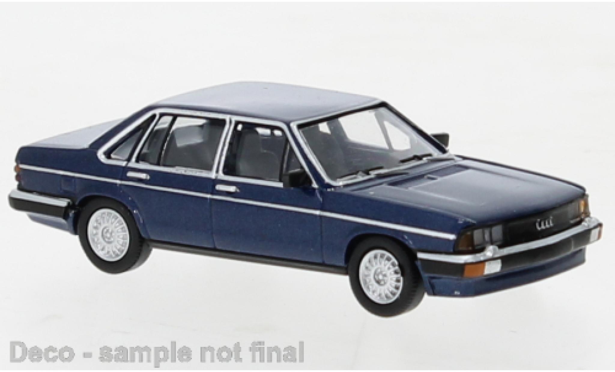 Audi 200 1/87 PCX87 (C2) metallic blauw fonc&eacute; 1979 modelauto