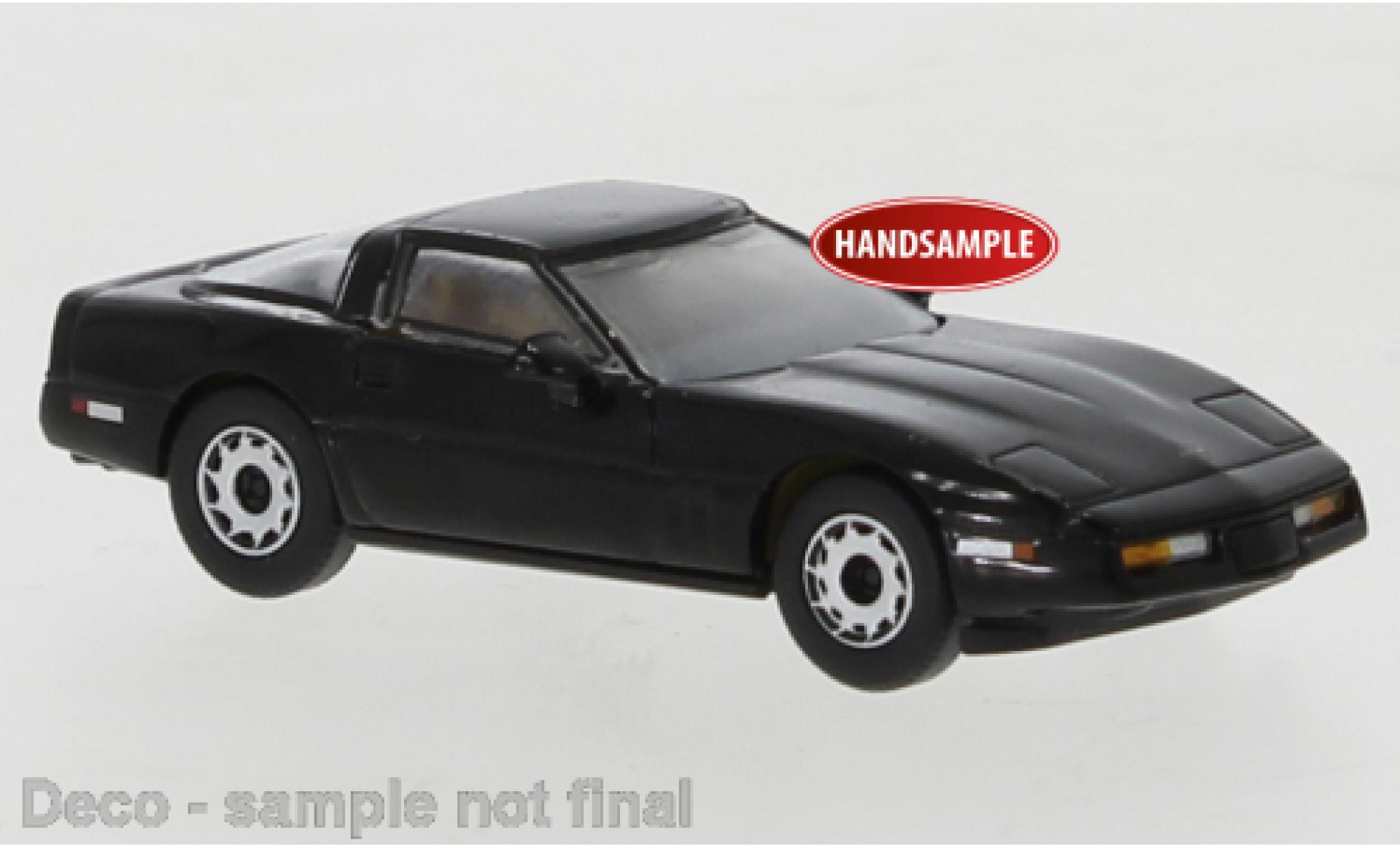 Chevrolet Corvette 1/87 PCX87 C4 zwart 1984 modelauto